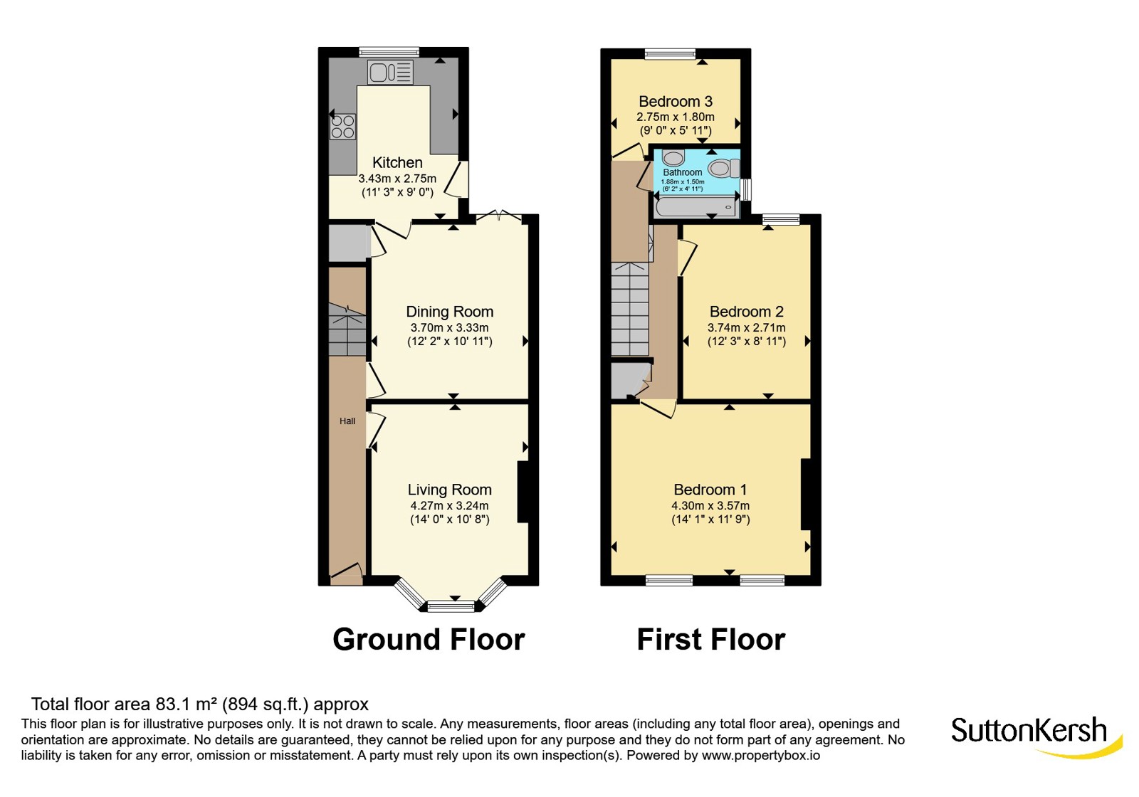 111, Sandhurst Street, Merseyside floorplan