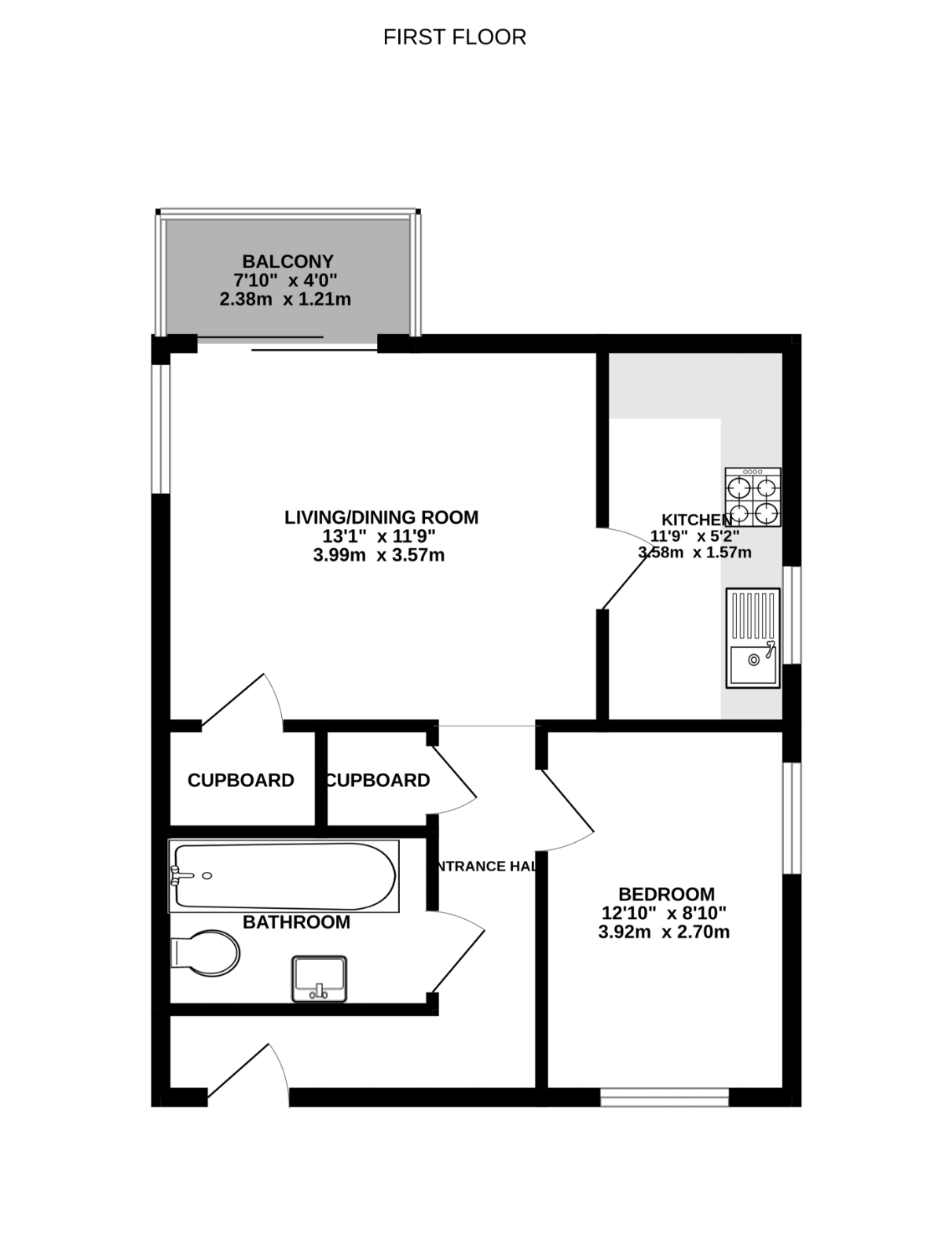 Flat 16, Mulberry Court,, Wayland Close, Bracknell floorplan