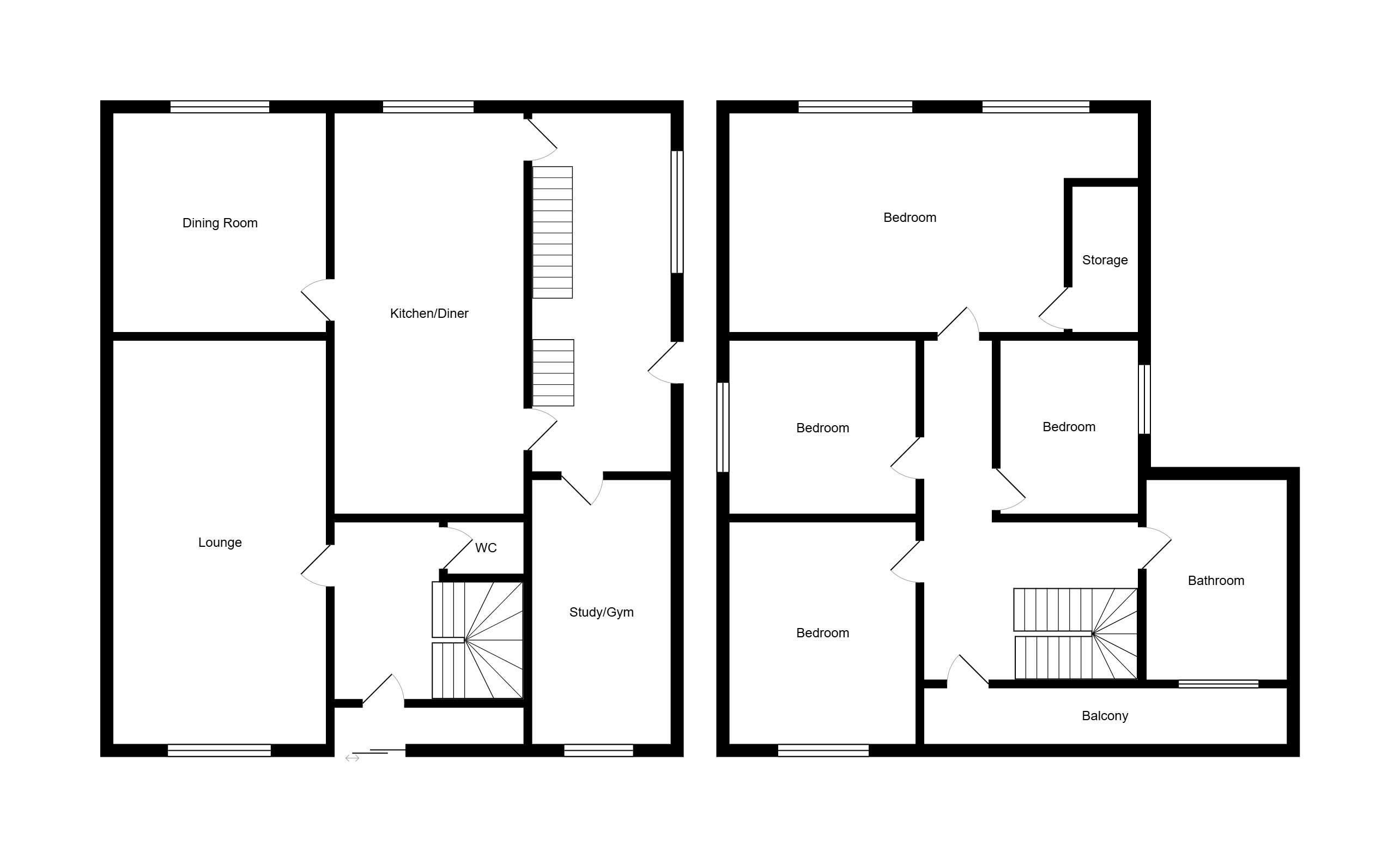 2, Aireville Rise, Bradford floorplan