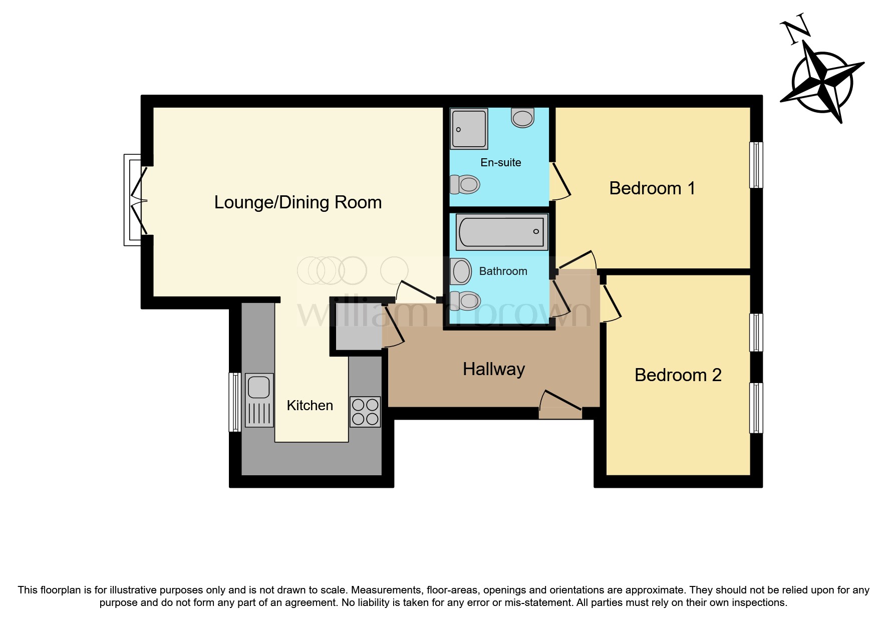 Manning Road, Moulton, Northampton NN3, 2 bedroom flat for sale