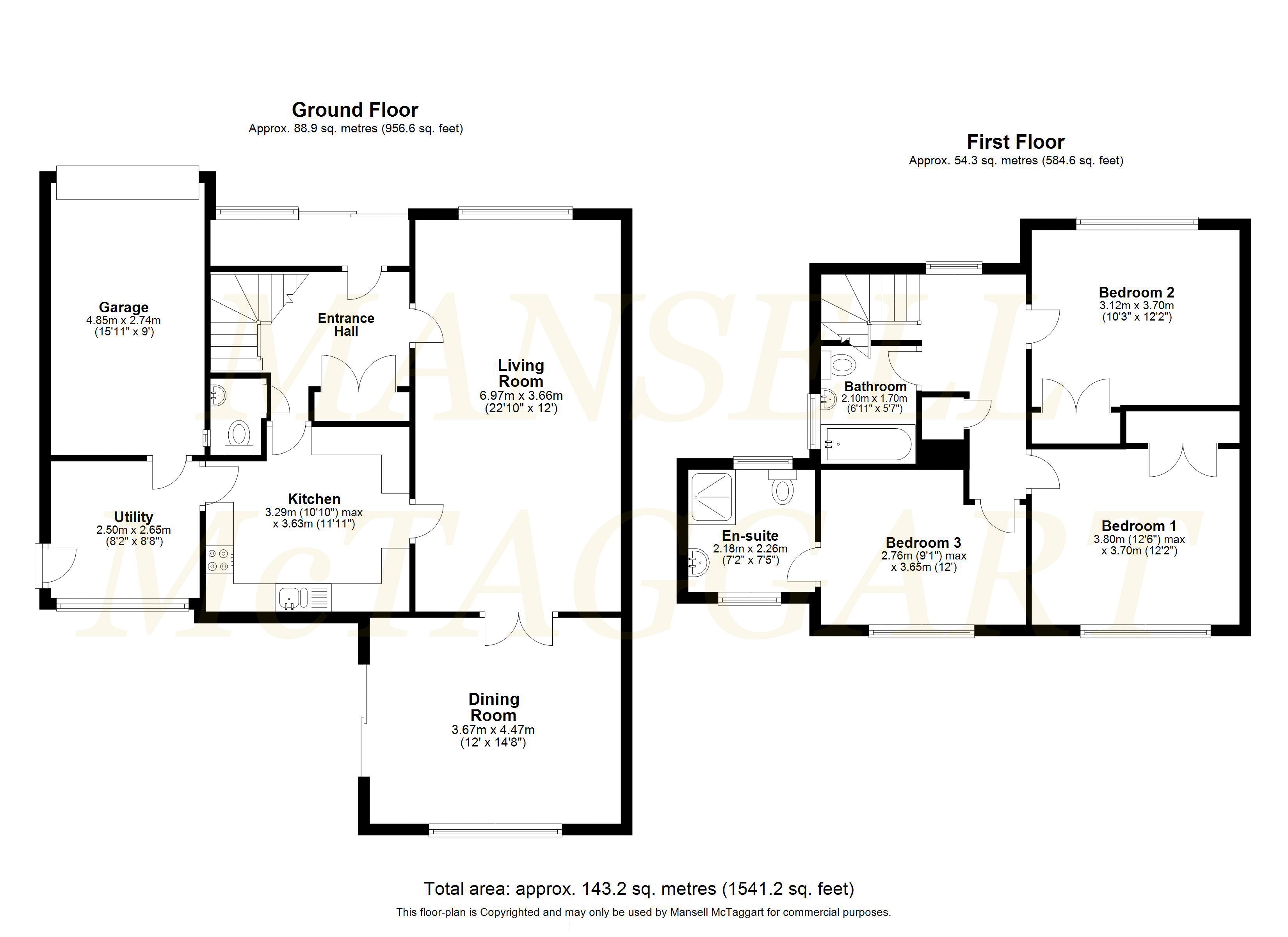 3 Bedrooms Detached house for sale in Leighlands, Pound Hill, Crawley, West Sussex RH10