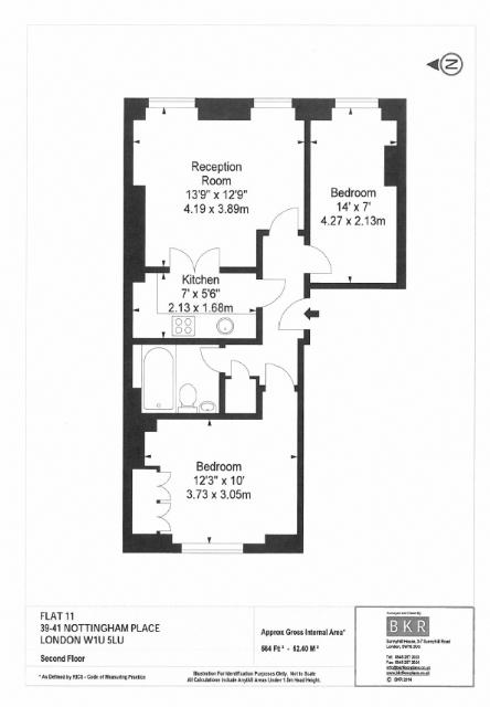 2 Bedrooms Flat to rent in Cedar House, 39-41 Nottingham Place, Marylebone, London W1U