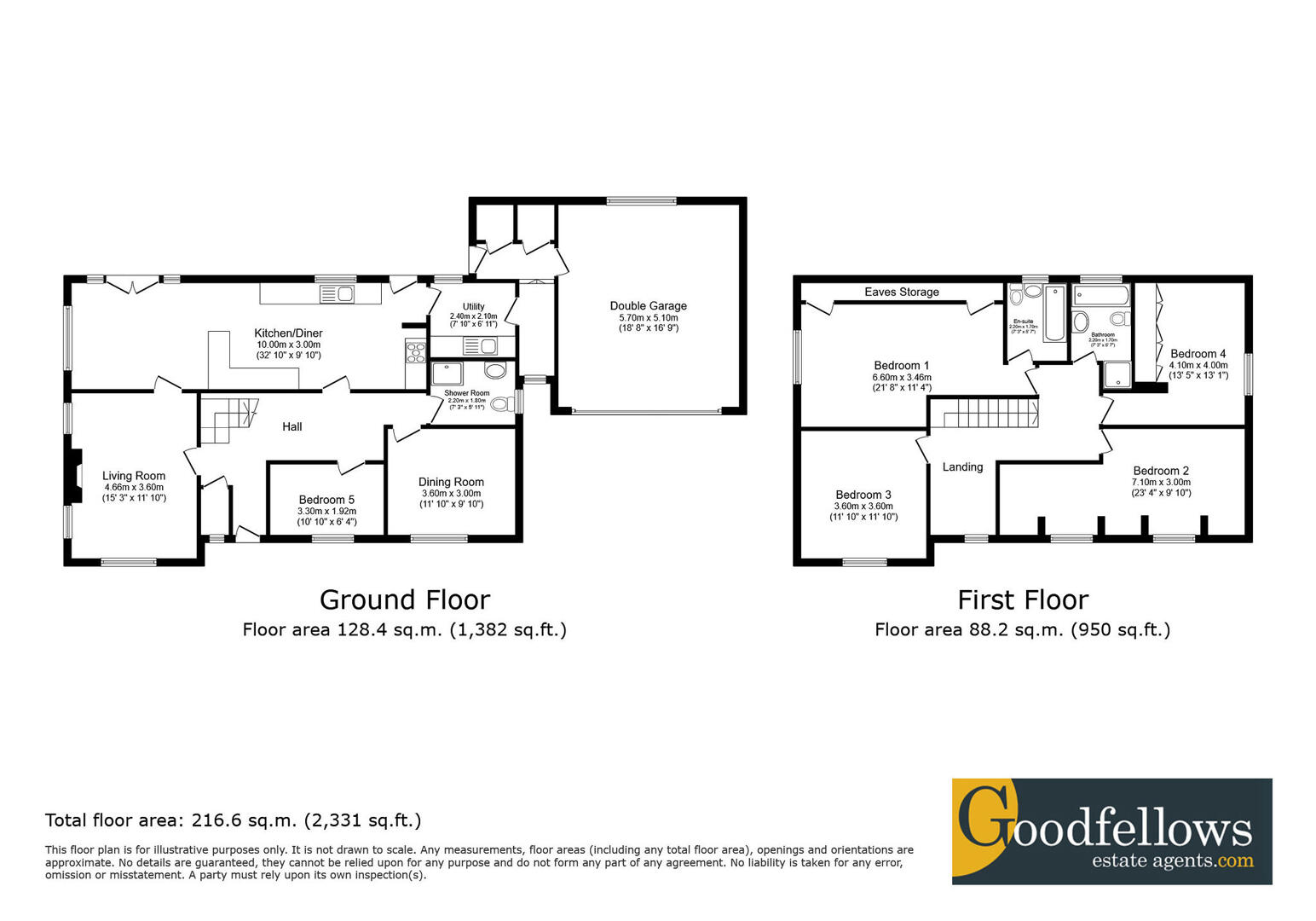 22, Greenacres, Ponteland floorplan