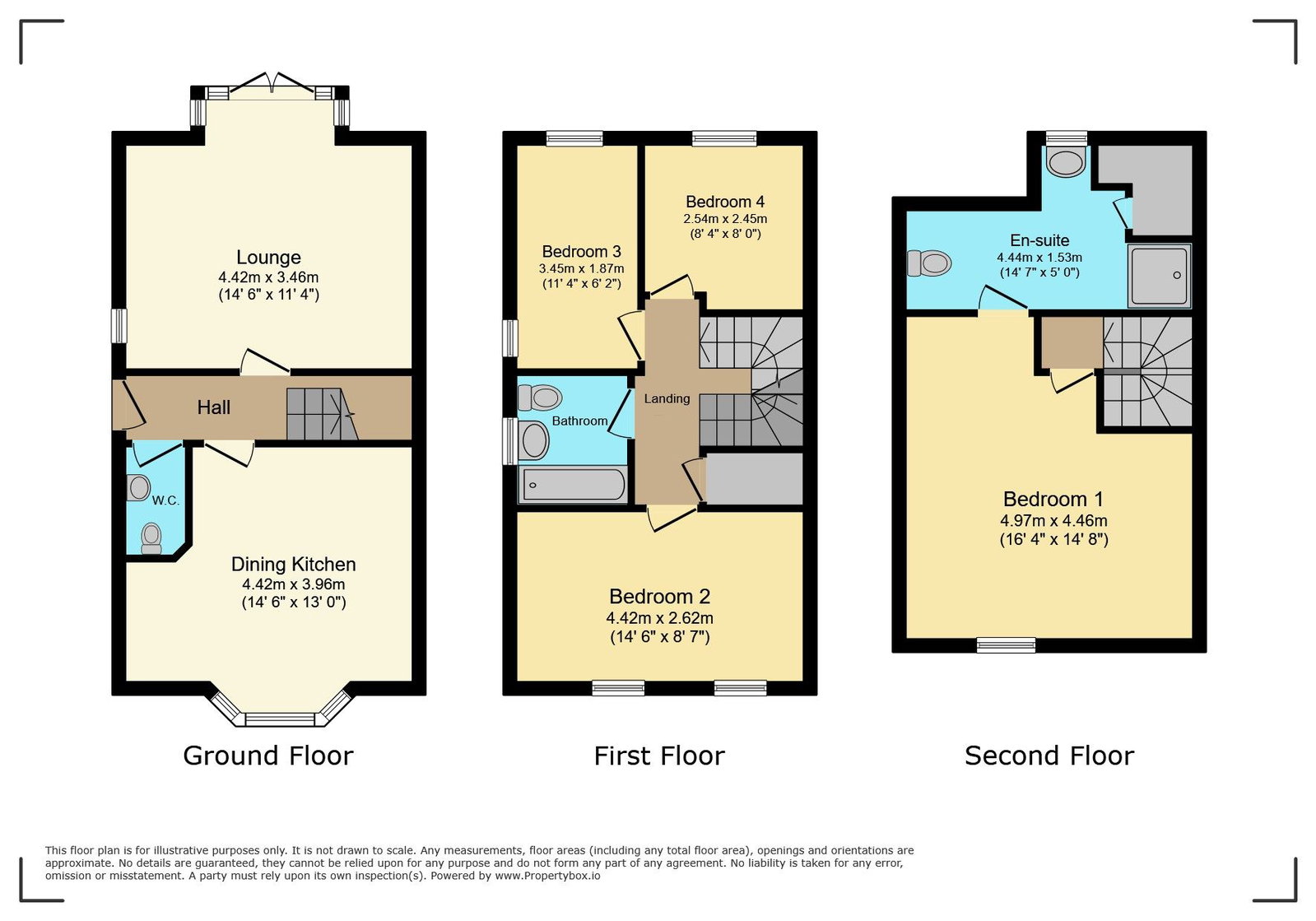 47, Springfield Road, Wakefield floorplan