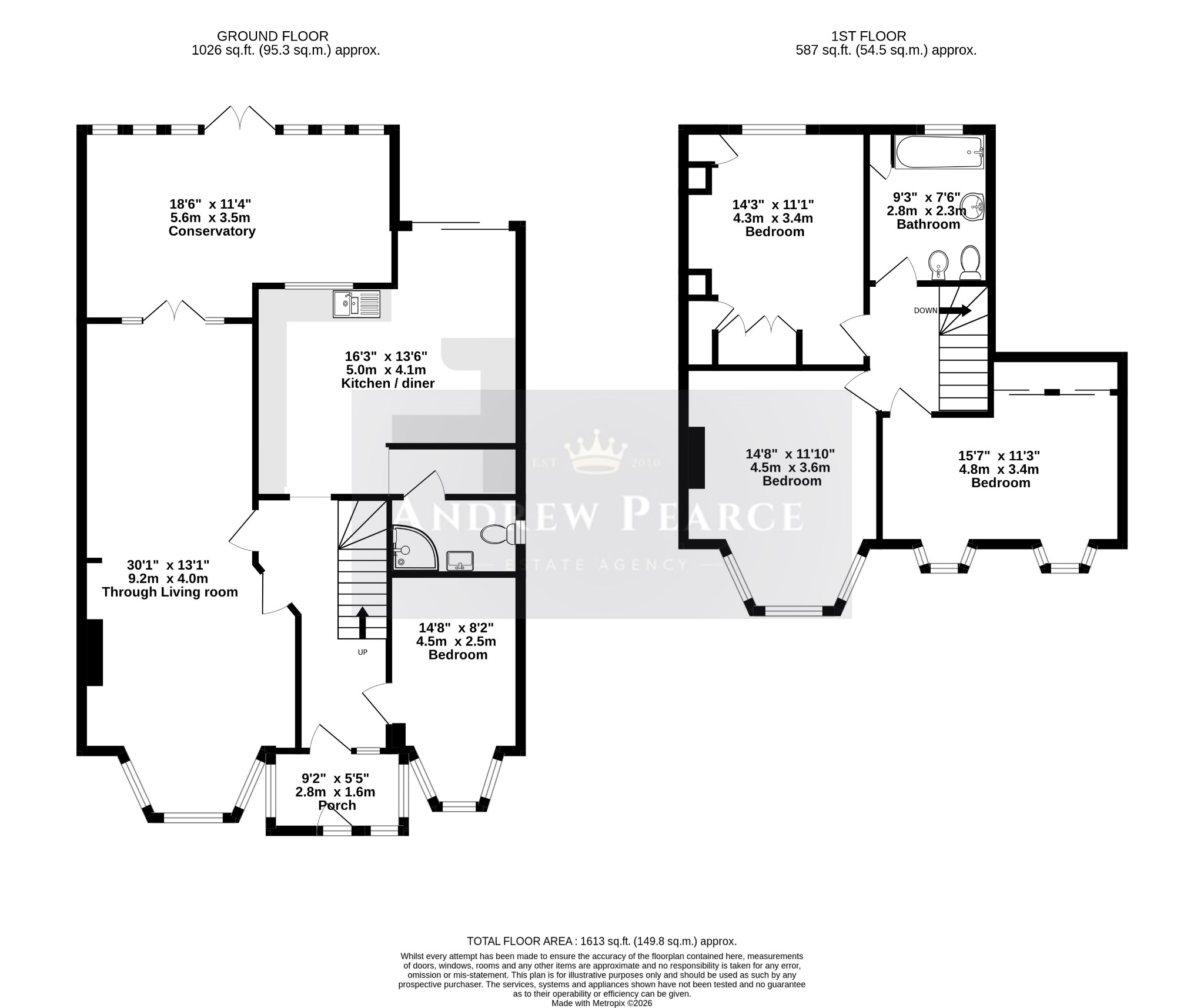 34, Bridle Road, Pinner floorplan