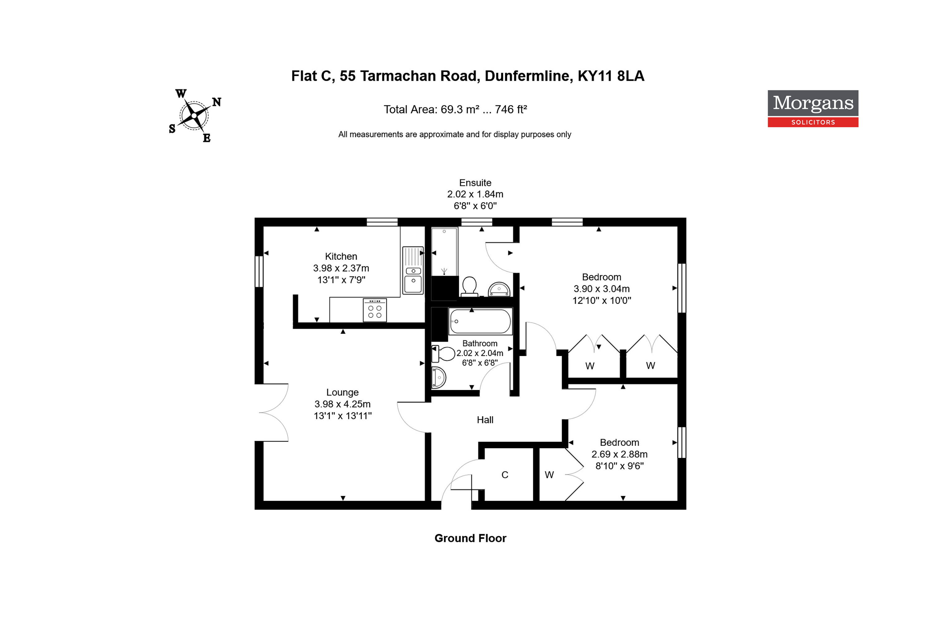 55c, Tarmachan Road, Dunfermline floorplan