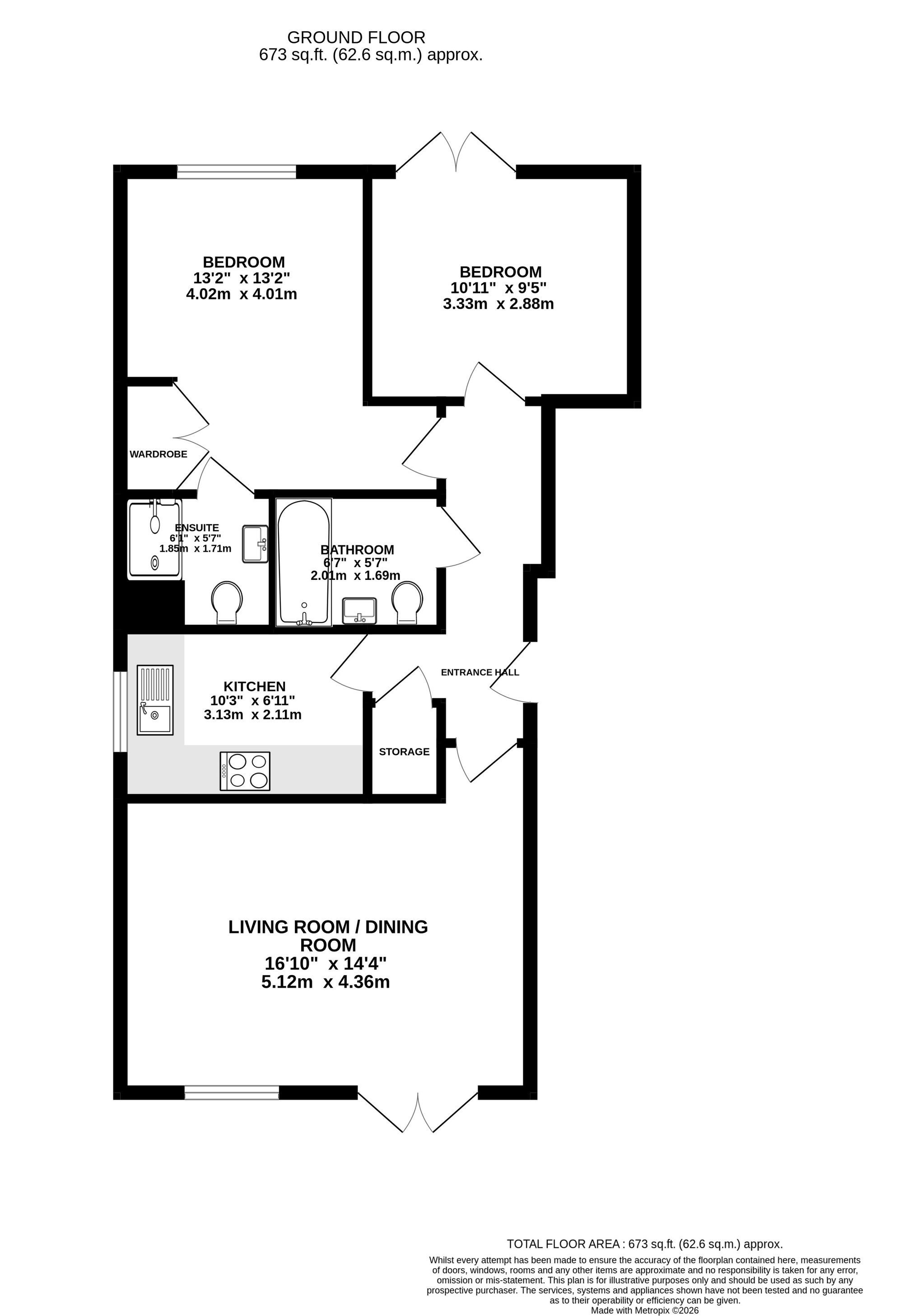 7 Roundburrow Close, Warlingham floorplan