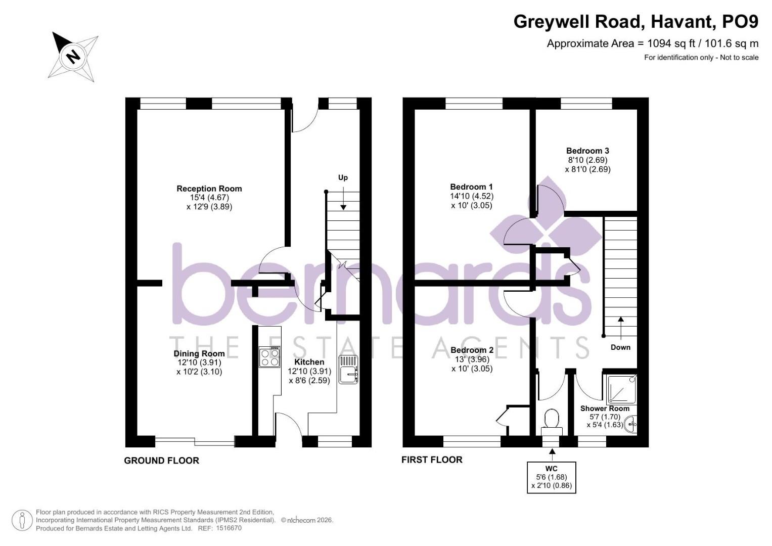 42A, Greywell Road, Havant floorplan