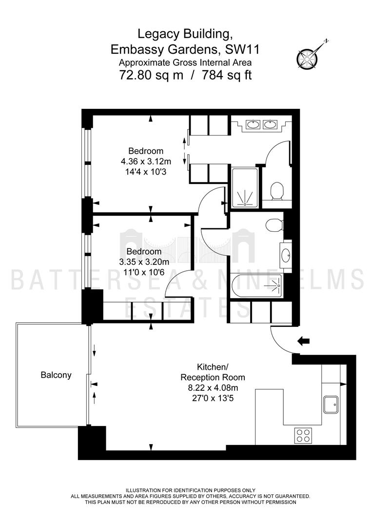 1 Viaduct Gardens, London floorplan
