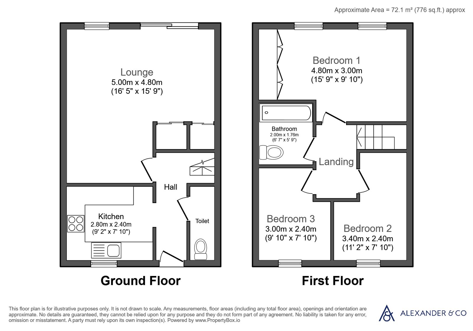 86, Coopers Way, Dunstable floorplan