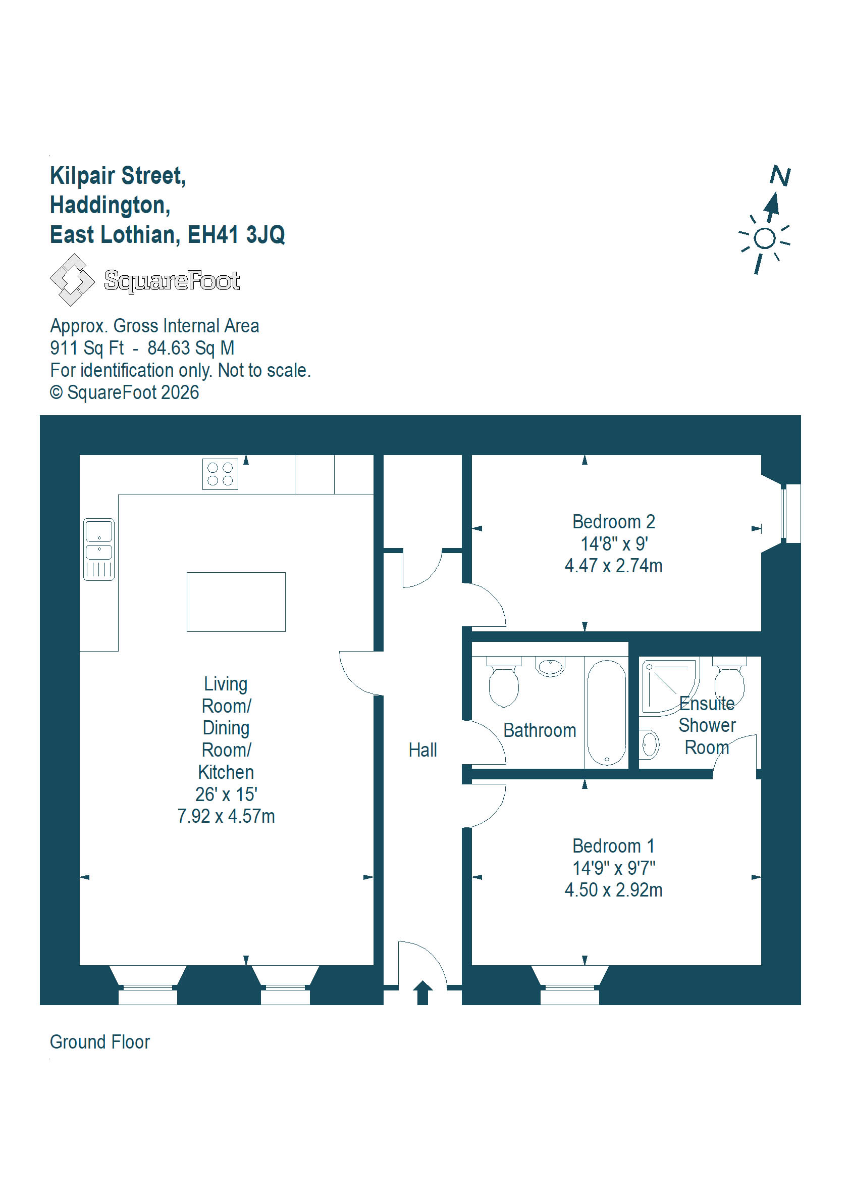 7, Kilpair Street, Haddington floorplan