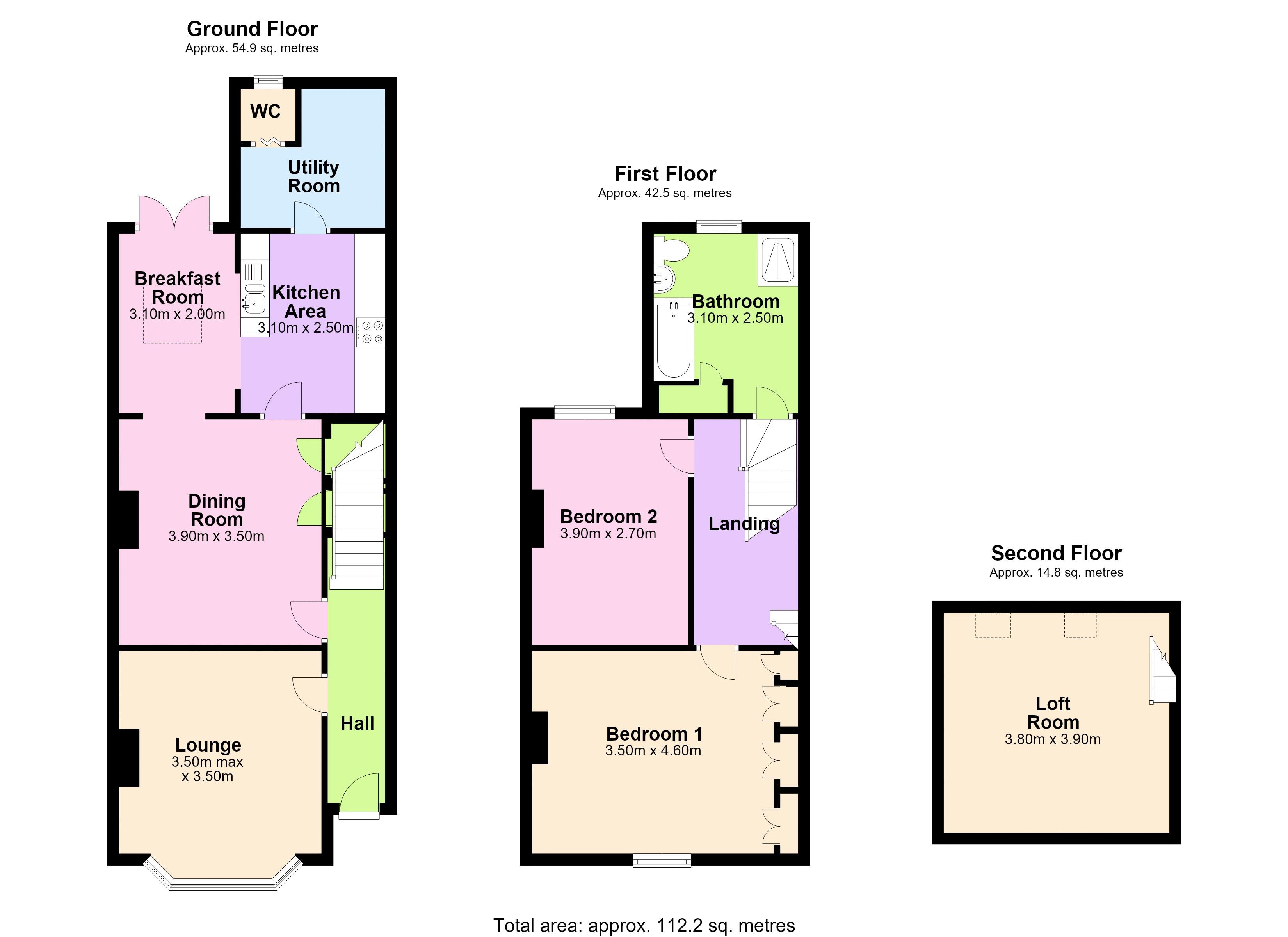 Maxwell Street, Taunton floorplan