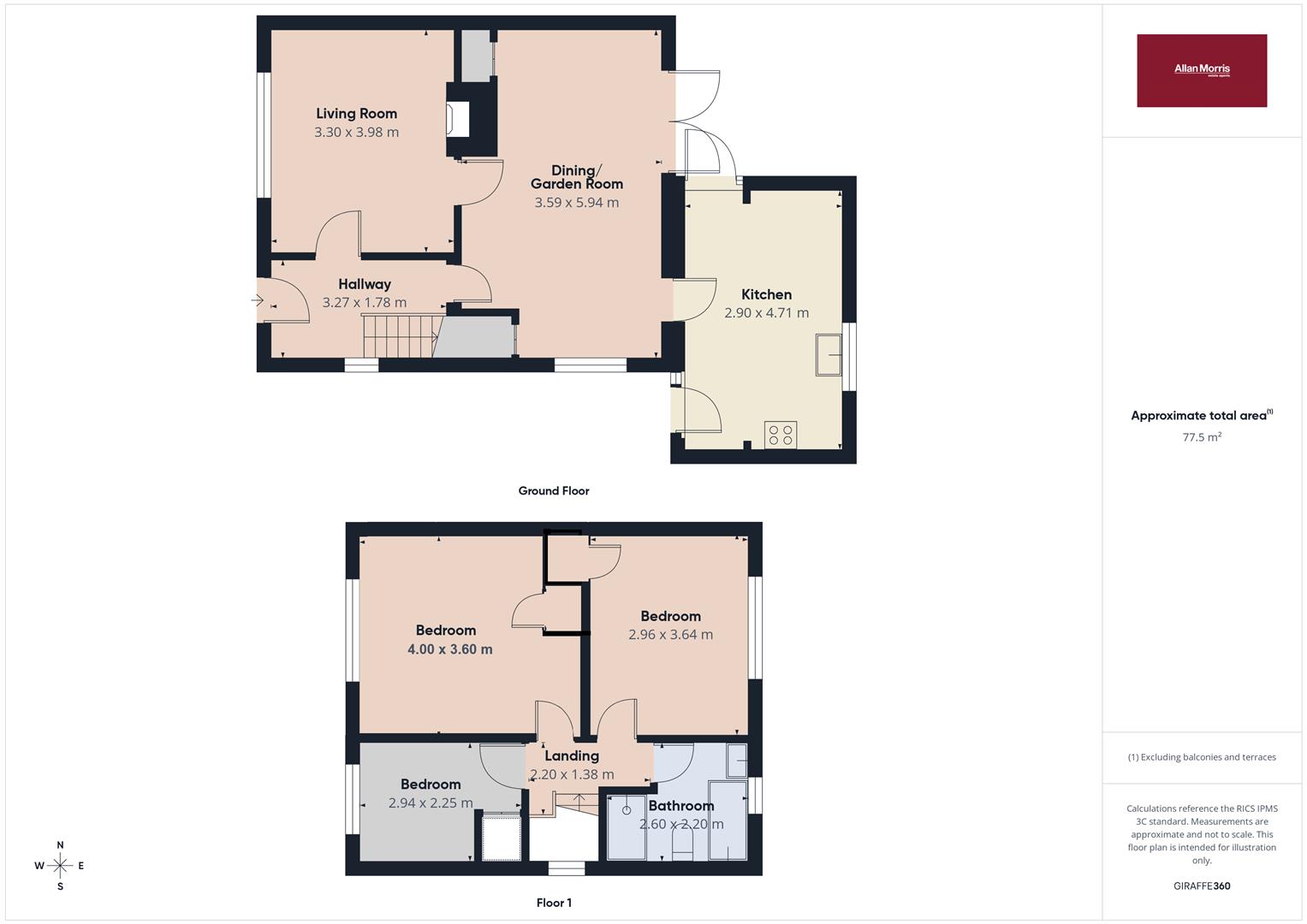 29, Cotswold Road, Malvern floorplan