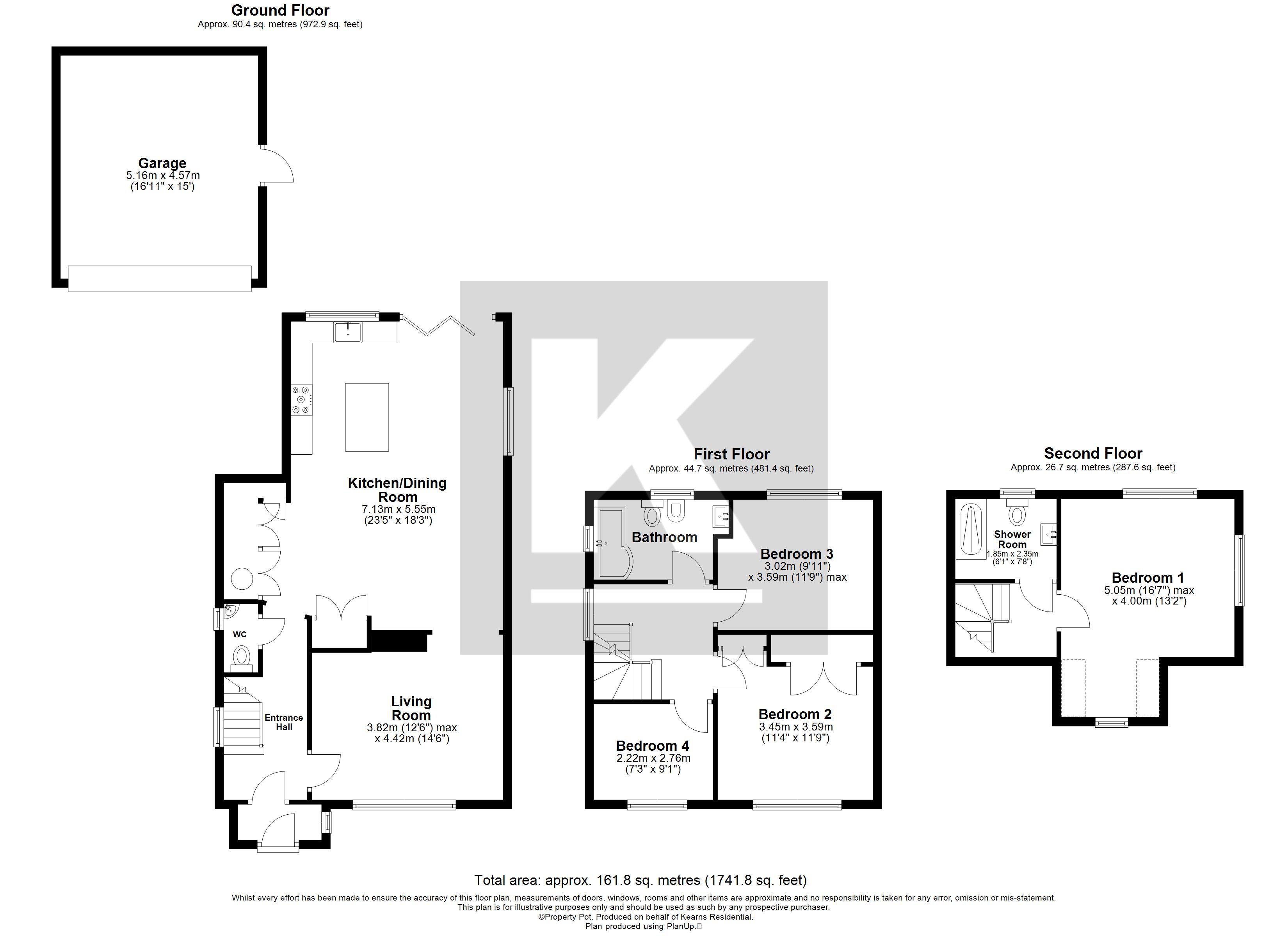 52, Northwood Road, Uxbridge floorplan