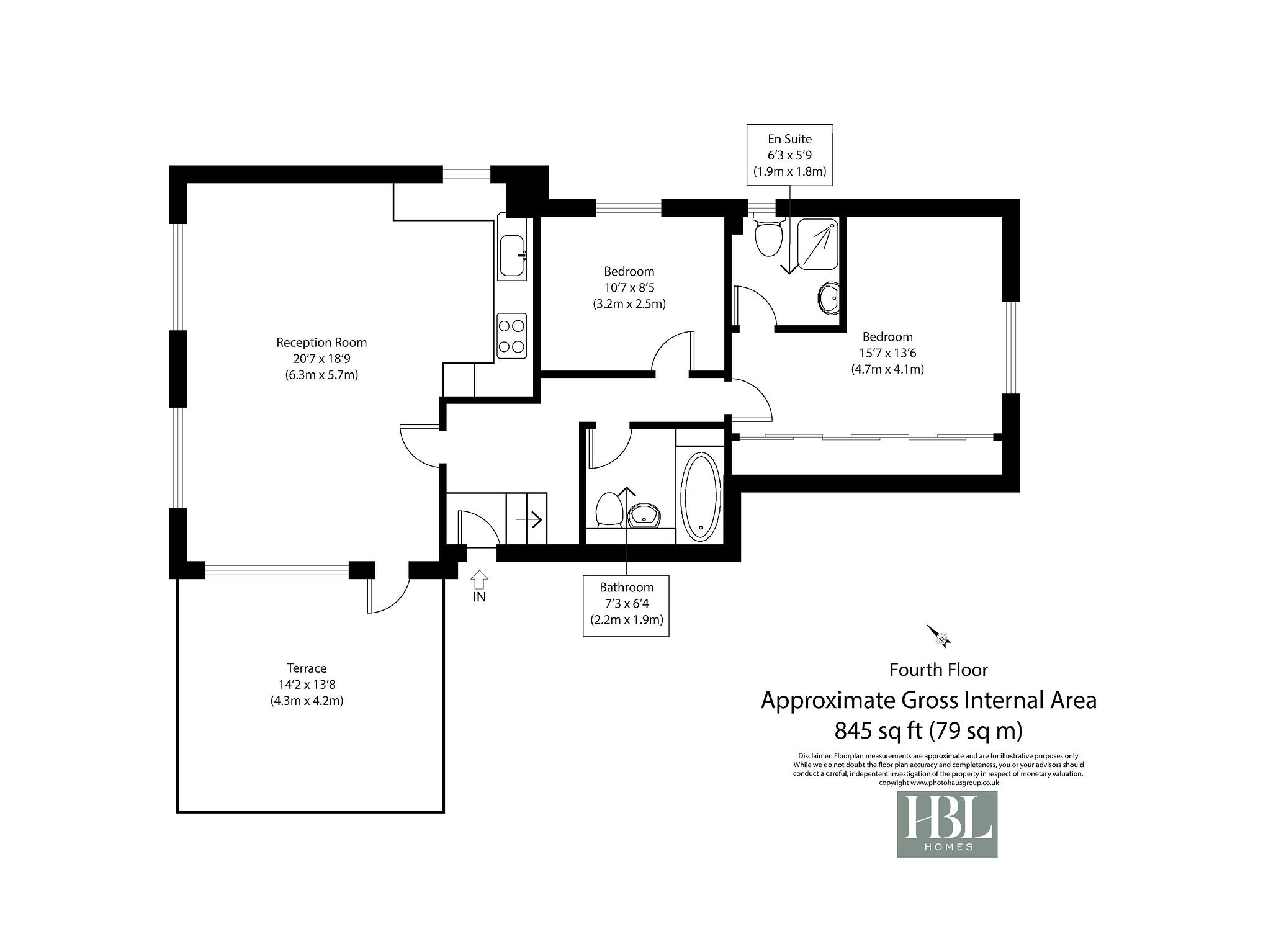 Flat 20, The Gatehouse, Romford floorplan