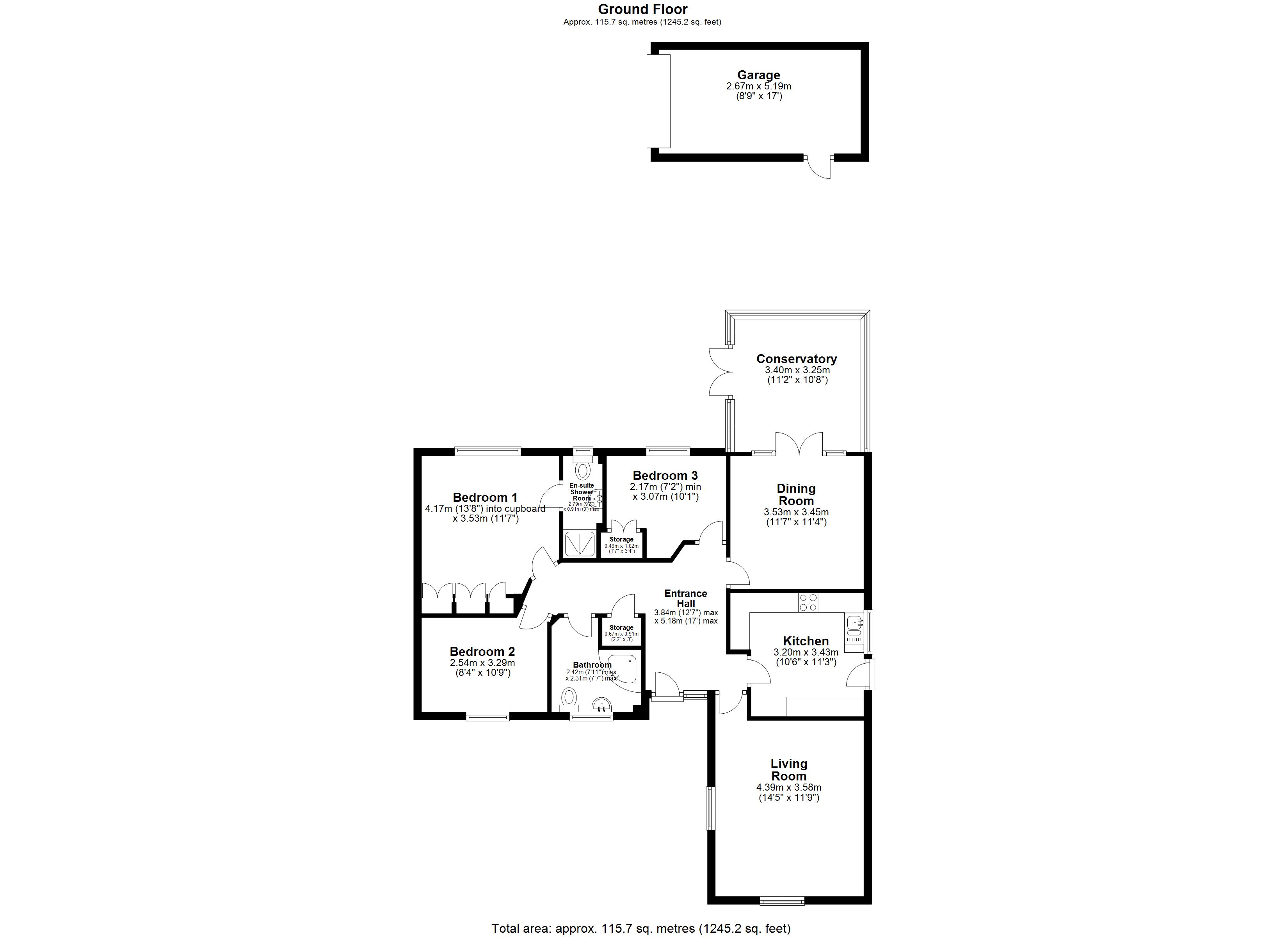 3 Bedrooms Bungalow for sale in Parr Close, Jaywick, Clacton-On-Sea CO15
