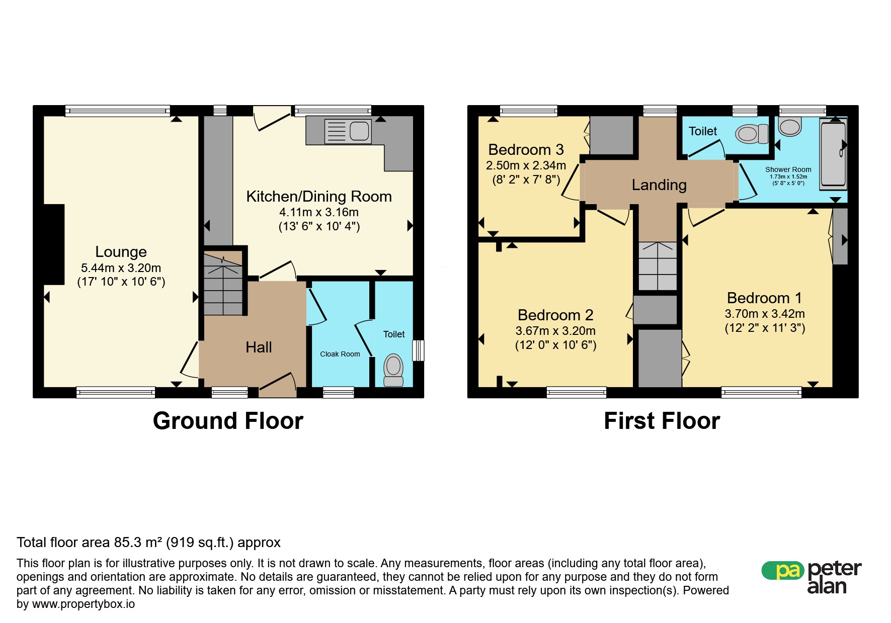 21, St. Peters Road, Penarth floorplan
