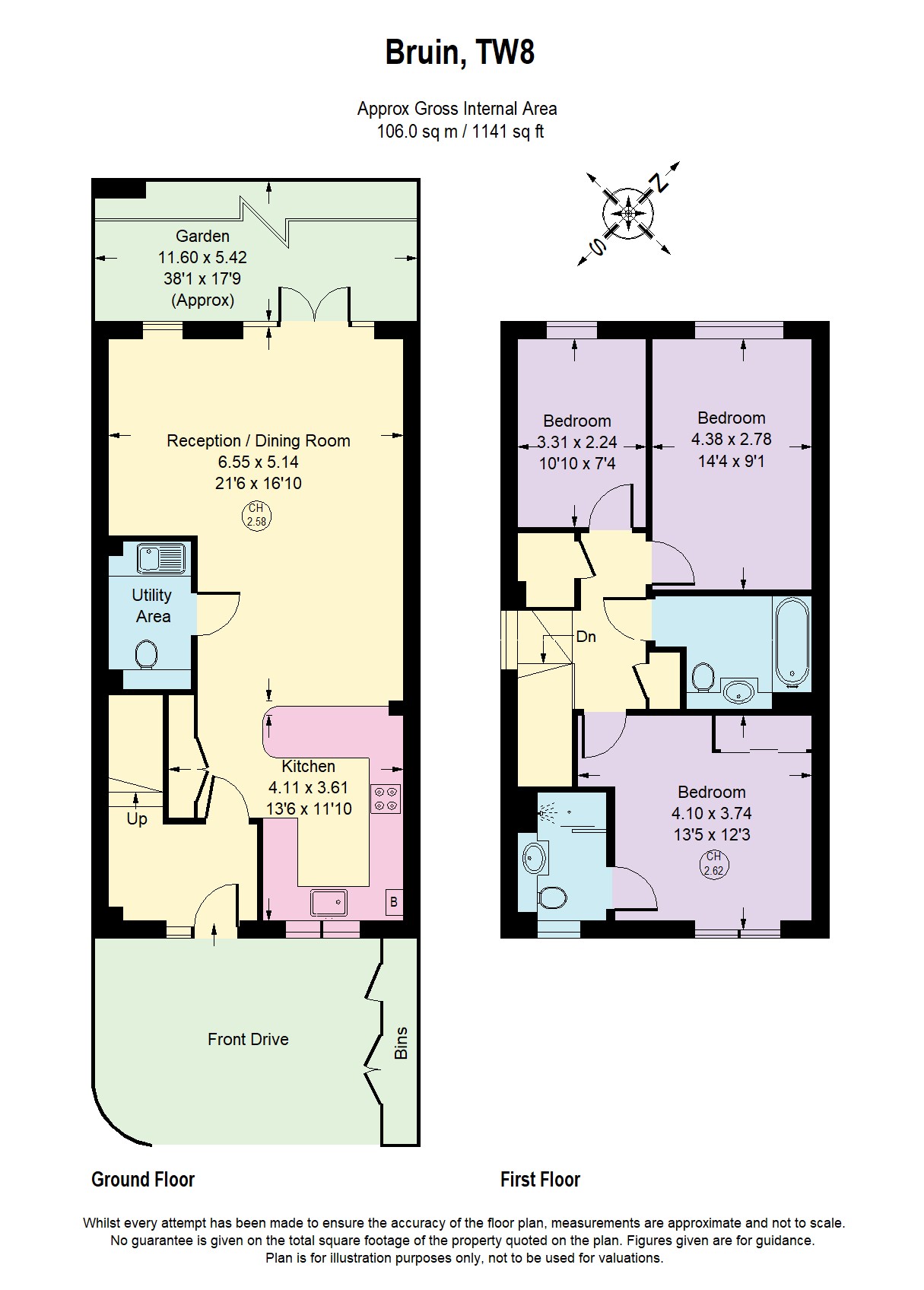 10, Reynard Way, Brentford floorplan