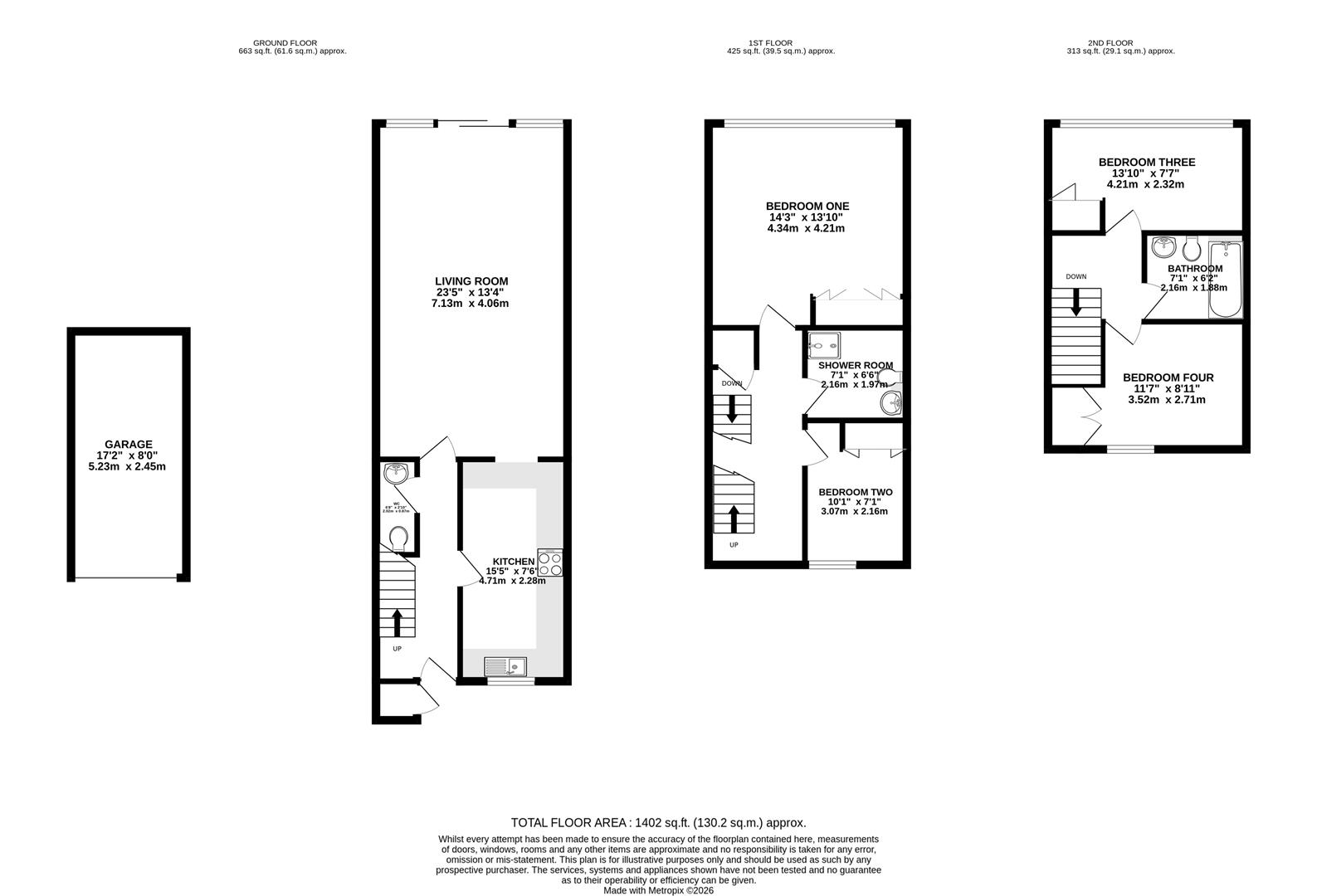 4, St. Stephens Close, Reading floorplan
