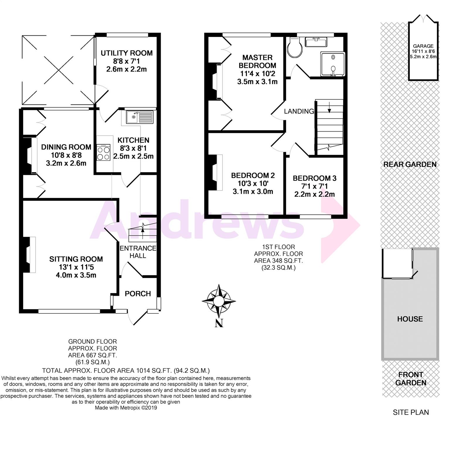 3 Bedrooms Terraced house for sale in Coombe Avenue, Sevenoaks, Kent TN14