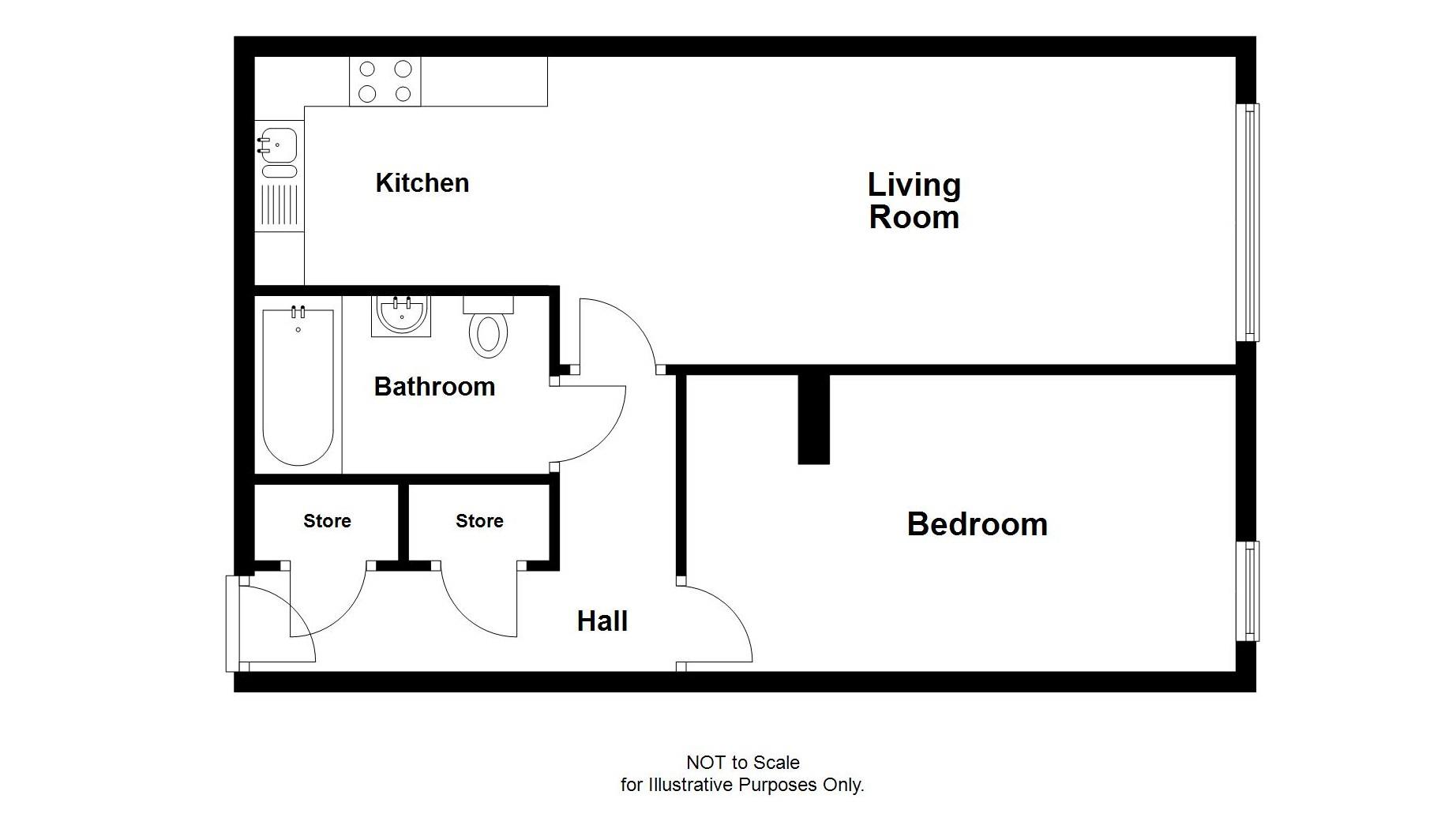 Flat 16 The Edge, Moseley Road, Birmingham floorplan