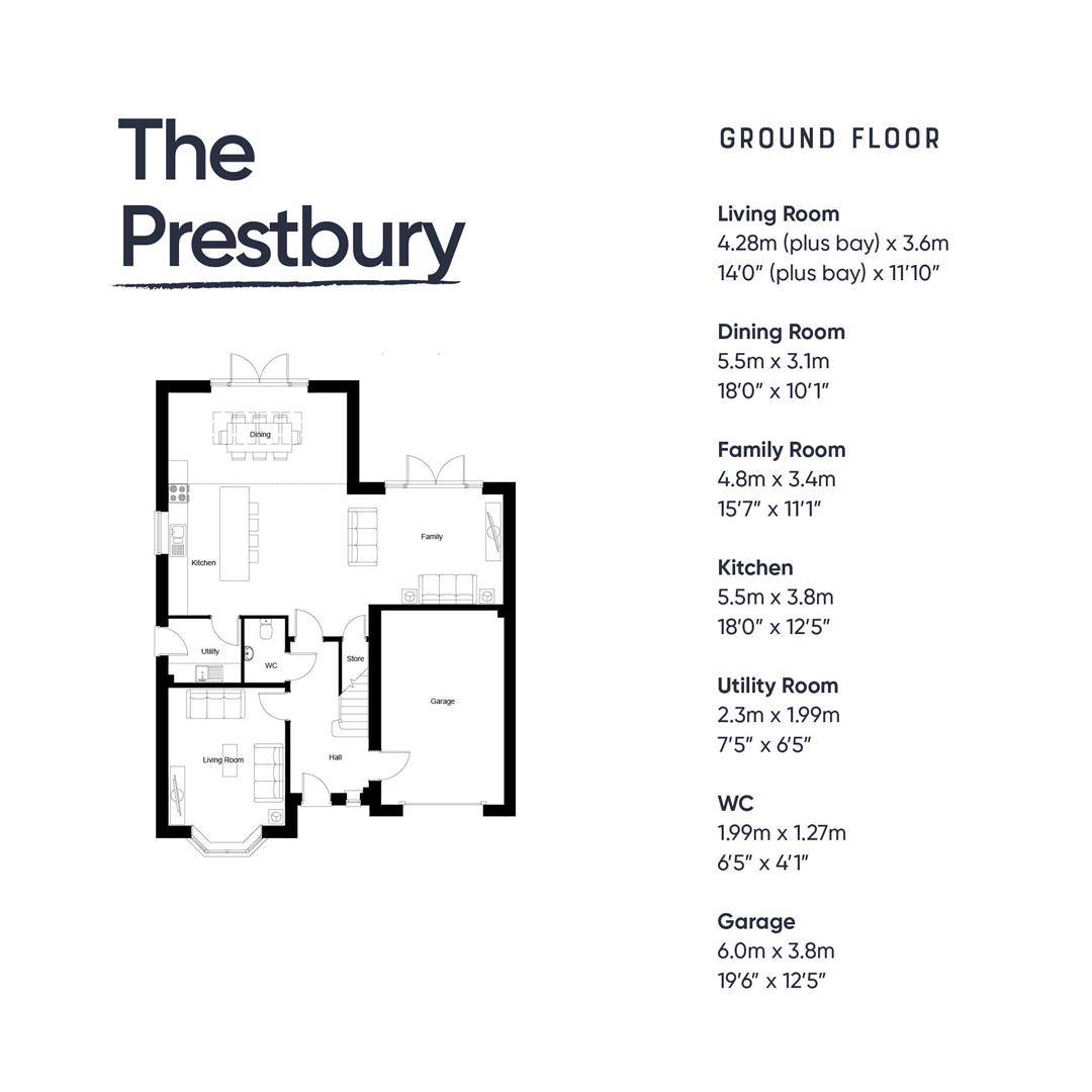 7, Pintail Close, Warrington floorplan