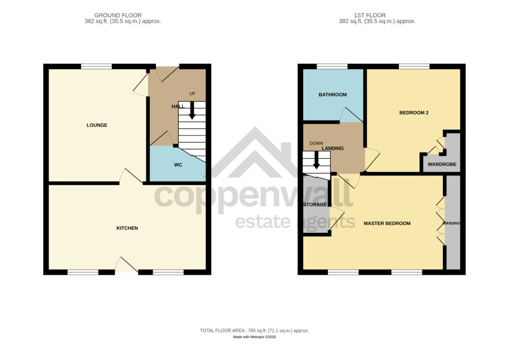 25, Blackwood Court, Bacup floorplan