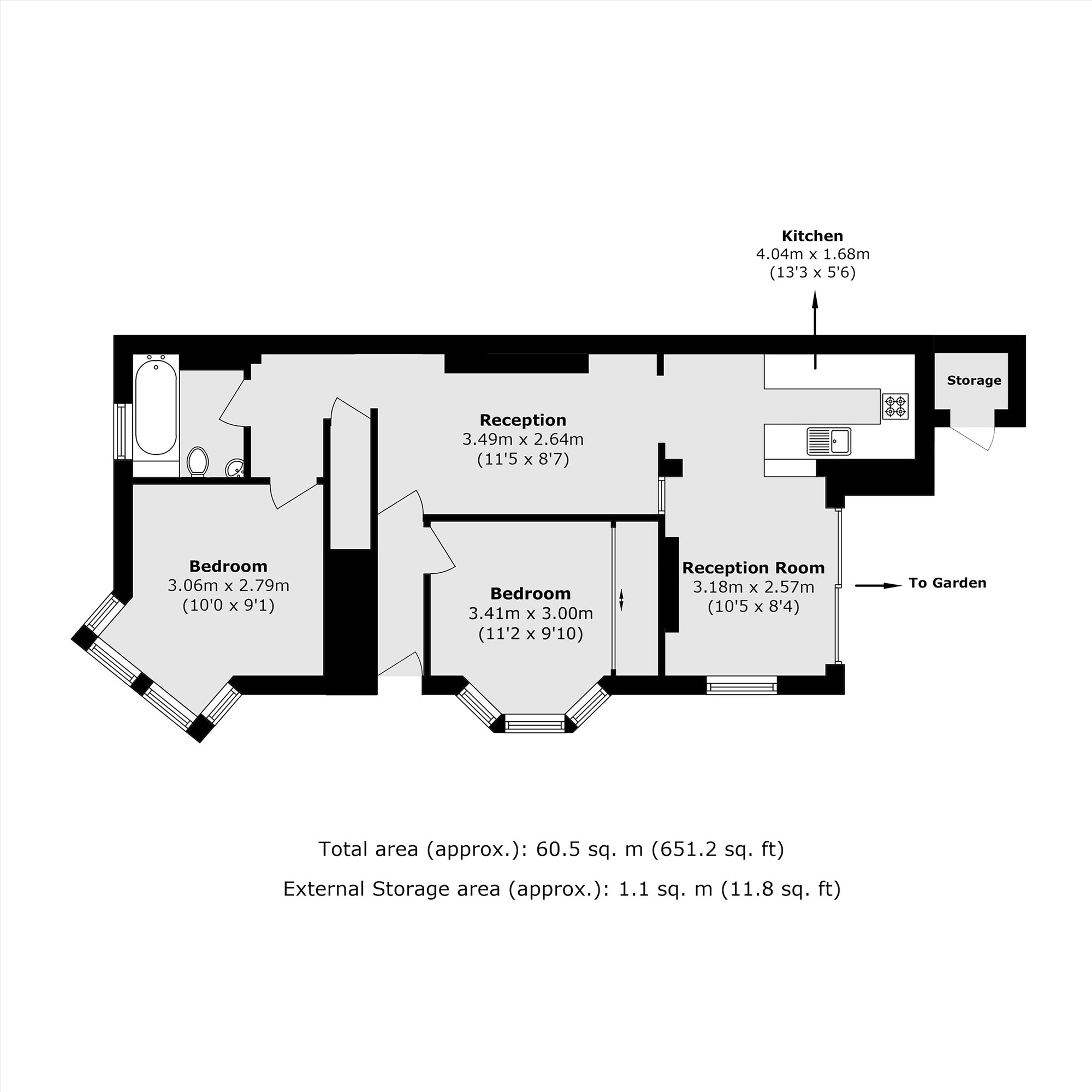 140A, Pembroke Road, London floorplan