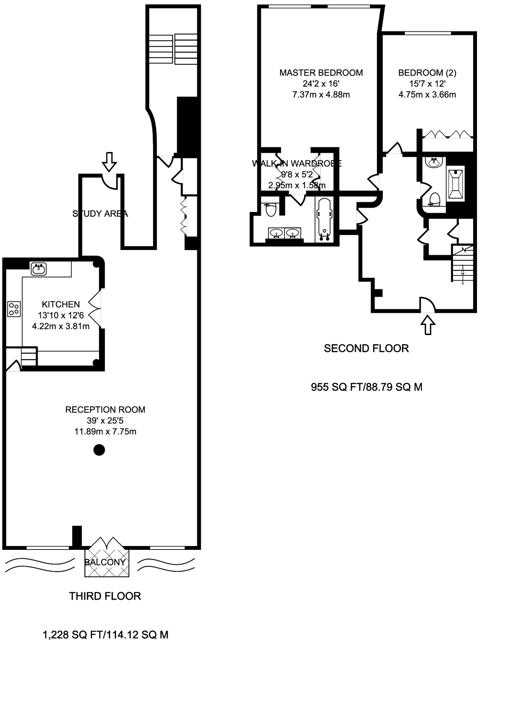 Great Jubilee Wharf, Wapping floorplan