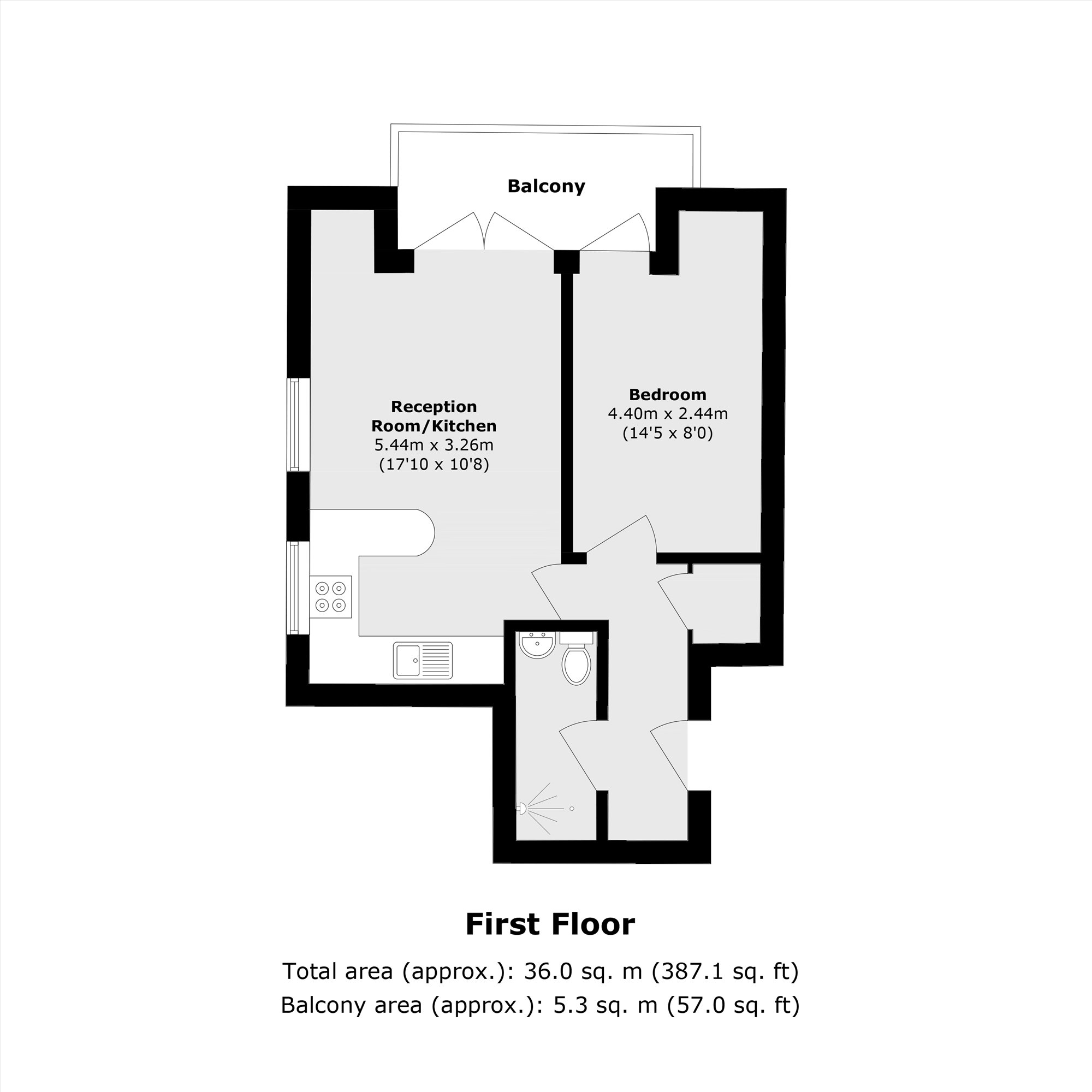 Flat 4, 189, Shooters Hill, Woolwich floorplan