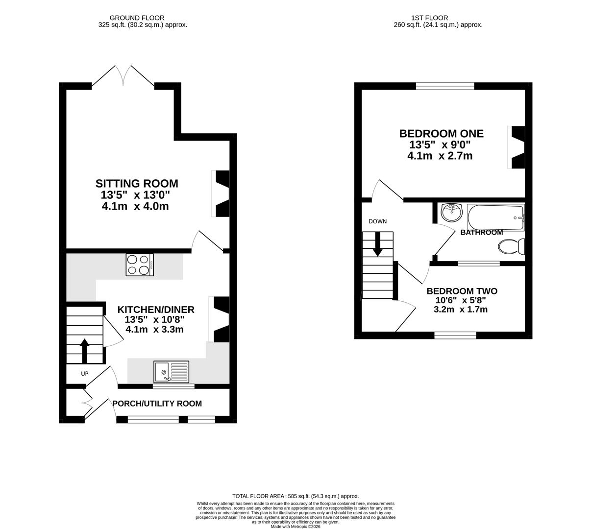 1, Hambro Terrace, Weymouth floorplan
