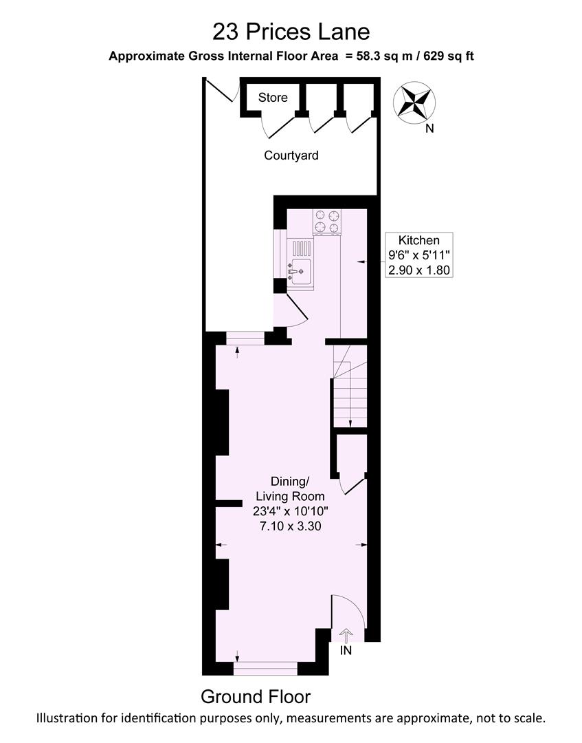 Prices Lane, York floorplan
