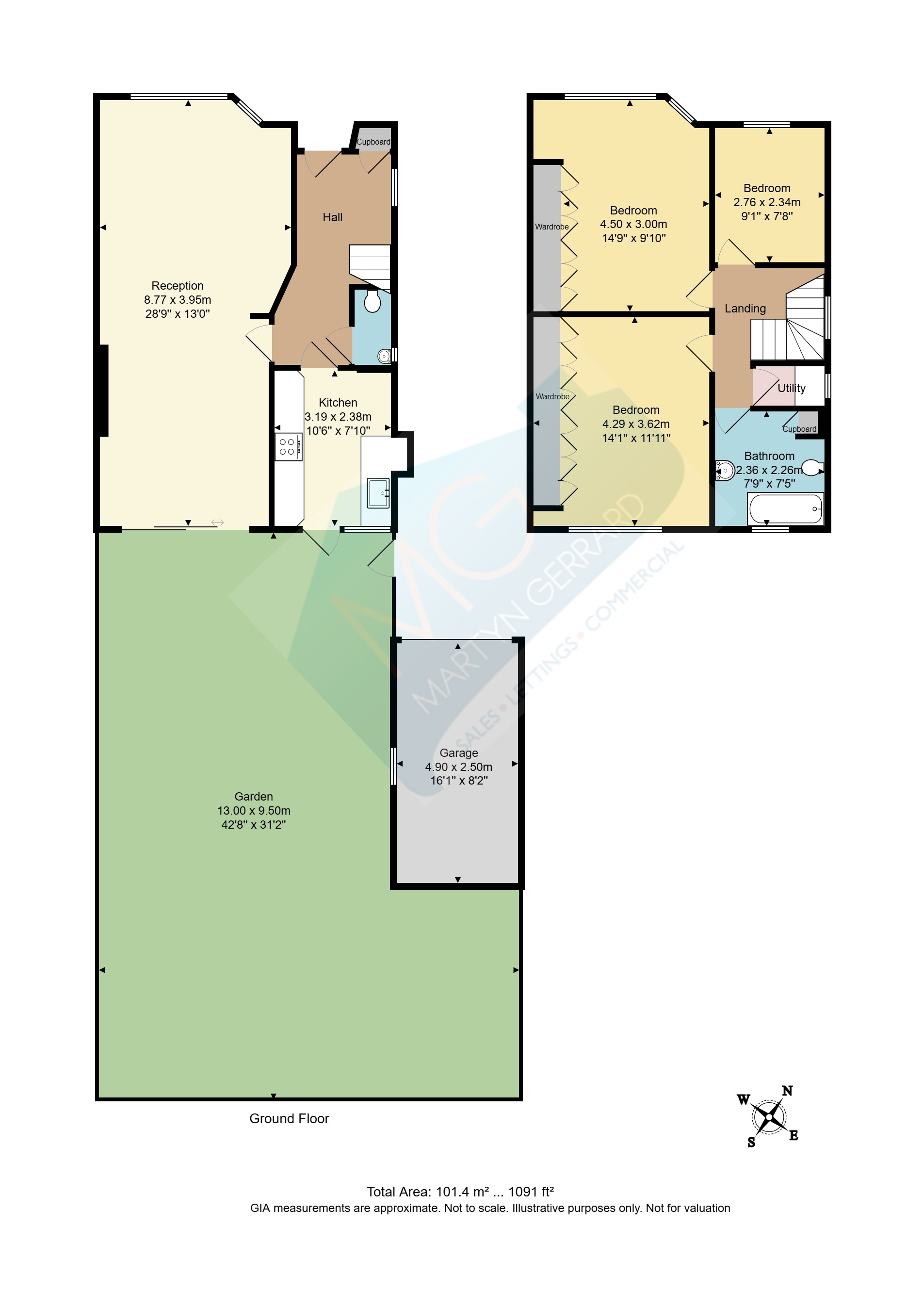 8, Wentworth Close, London floorplan