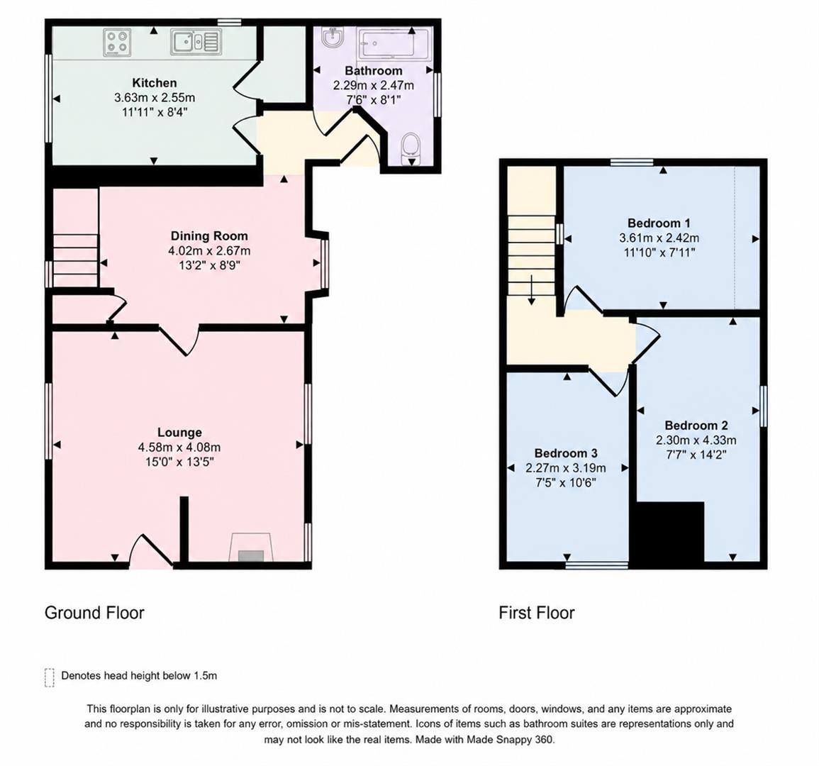 Orchard Cottage, Bridport floorplan