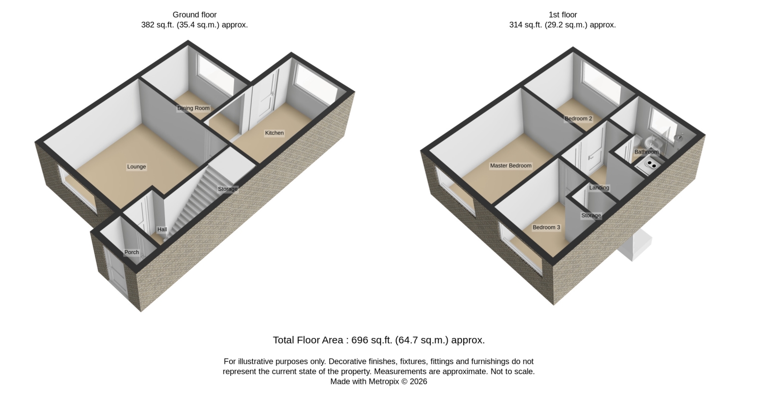 37, Levick Crescent, Middlesbrough floorplan