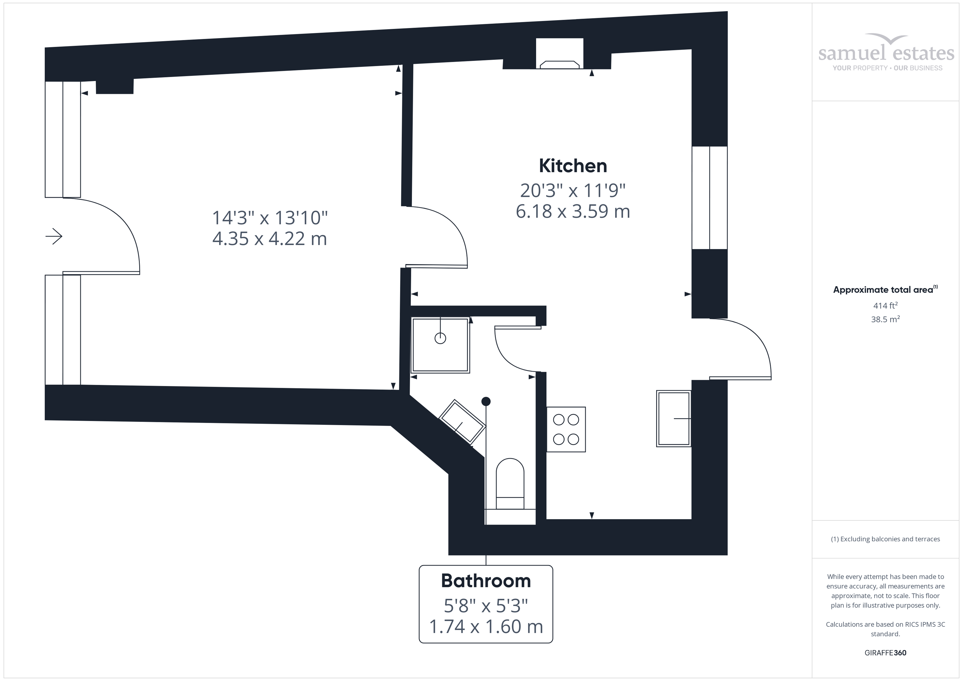 Morland Road, Croydon floorplan