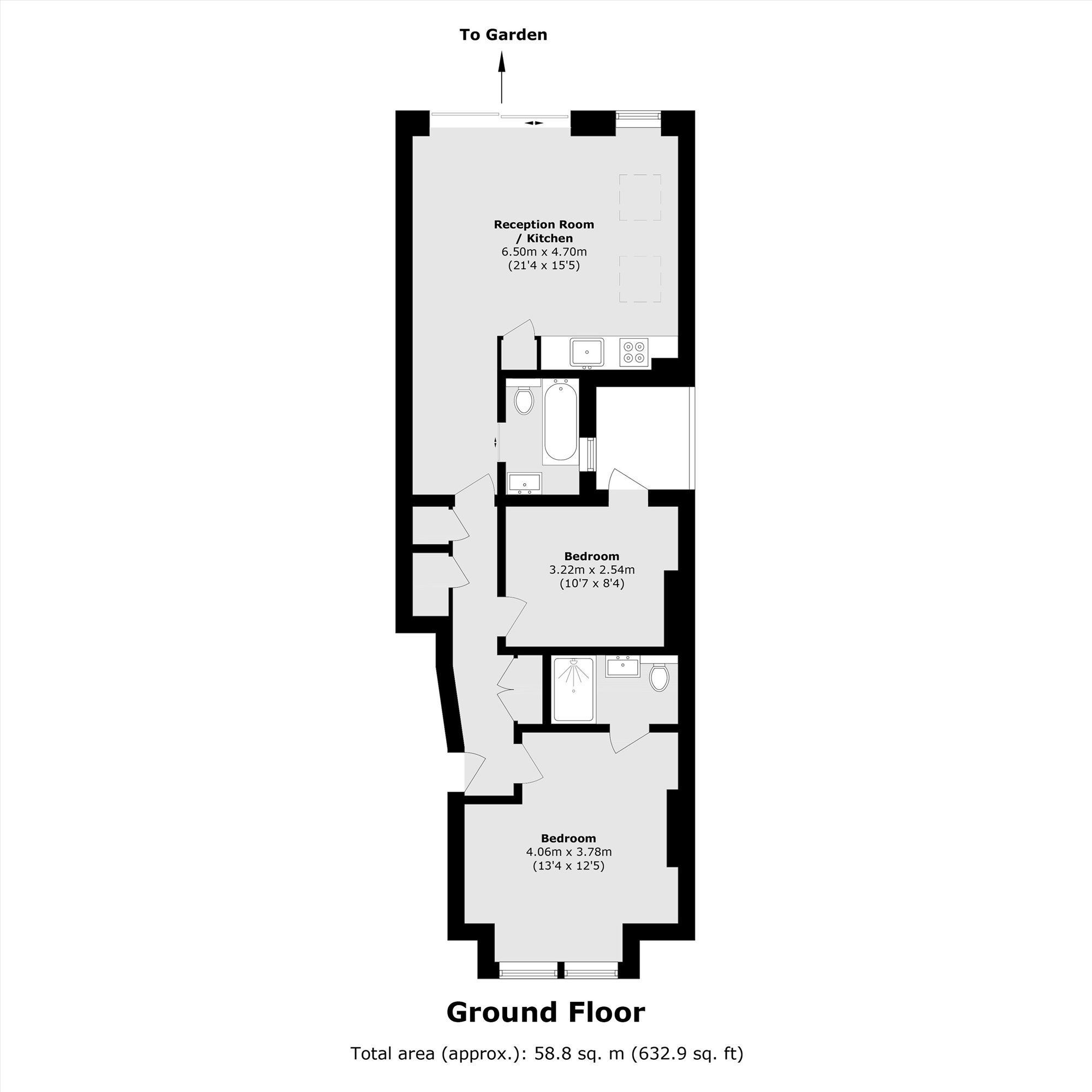 12L, Ilbert Street, London floorplan