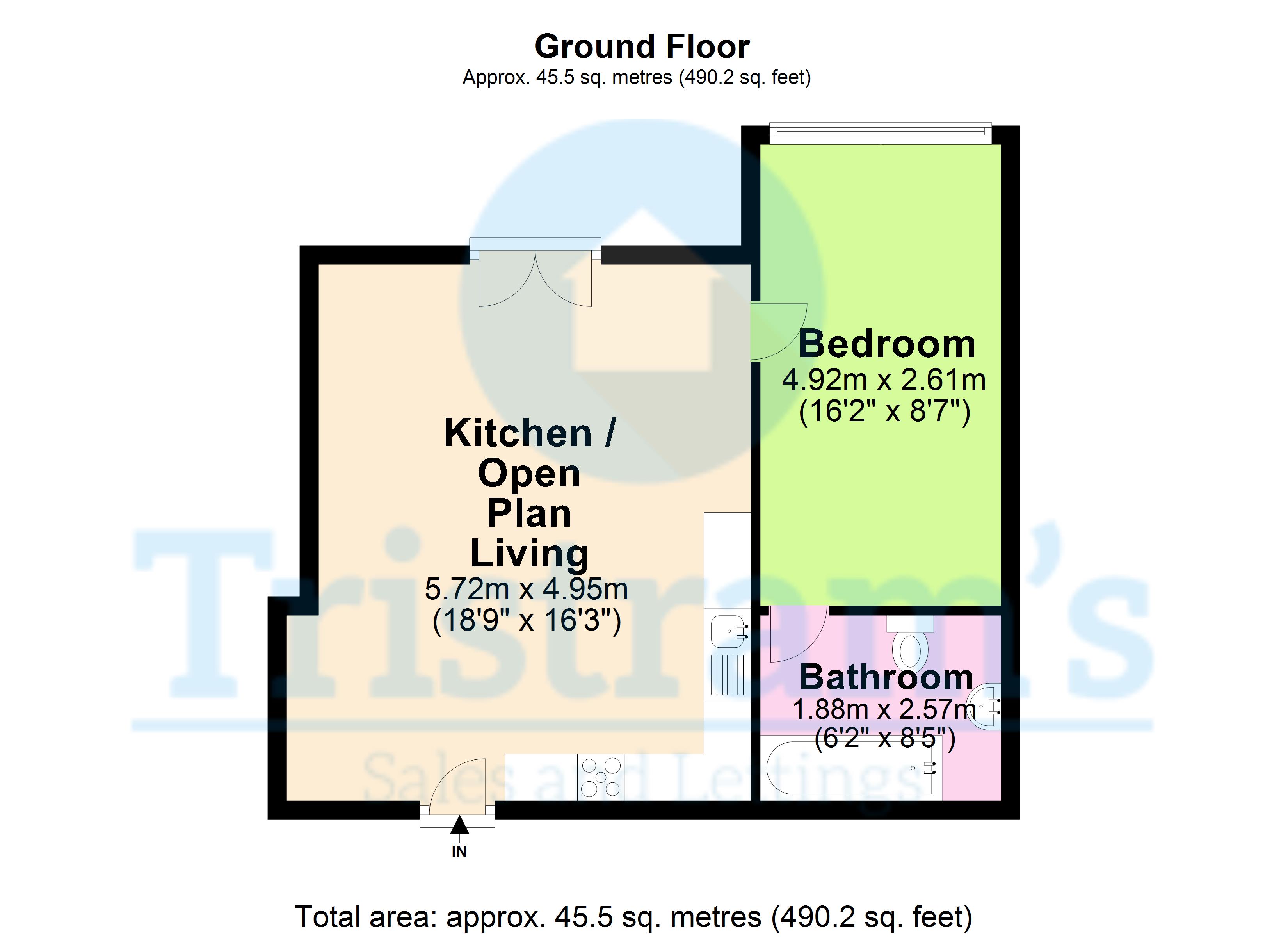 Apartment 2, Clarendon House, 17-19, Clarendon Street, Nottingham floorplan