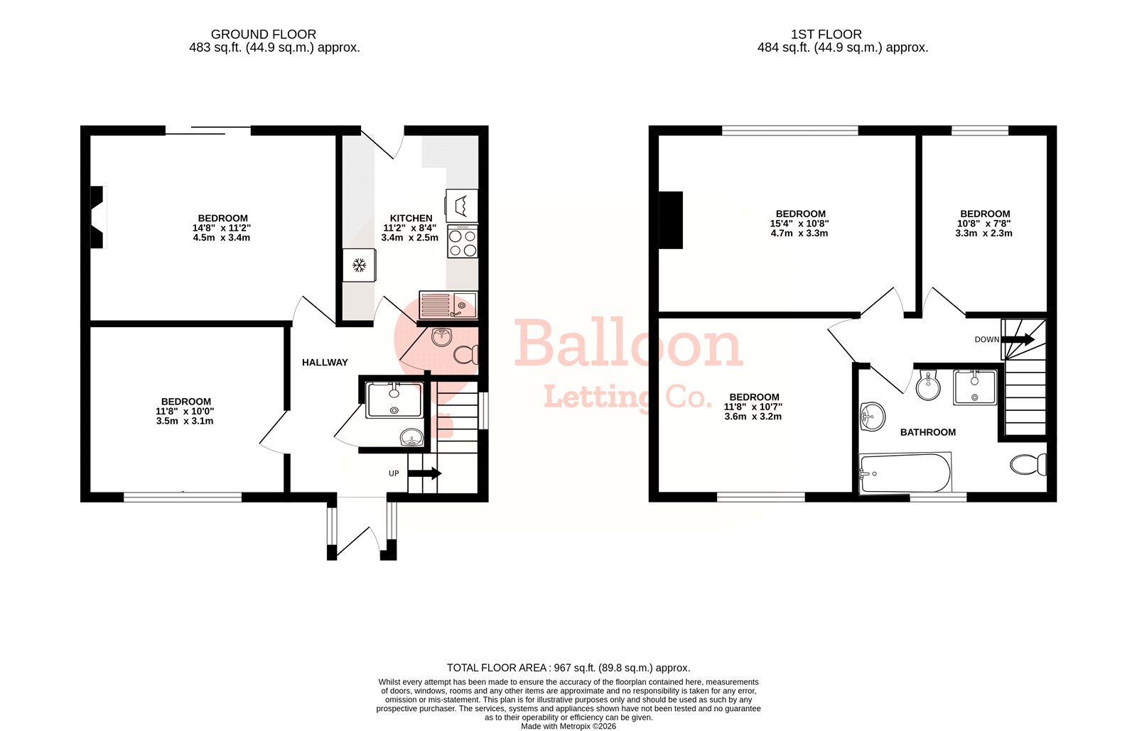 Duckmoor Road, Bristol floorplan