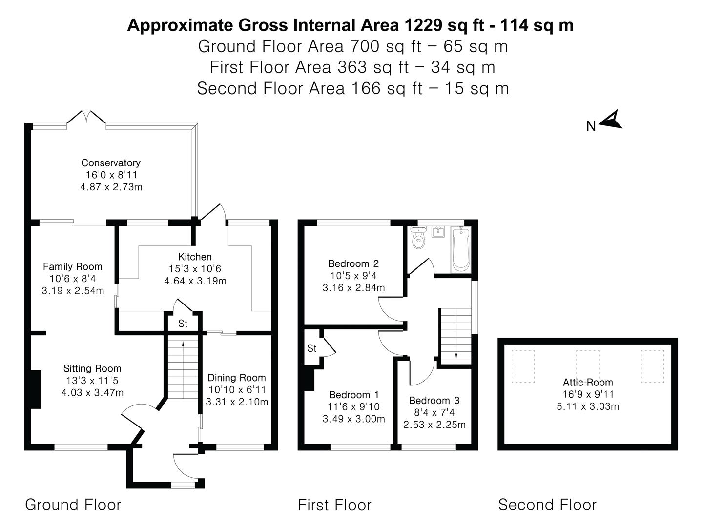 26, Harvey Way, Saffron Walden floorplan
