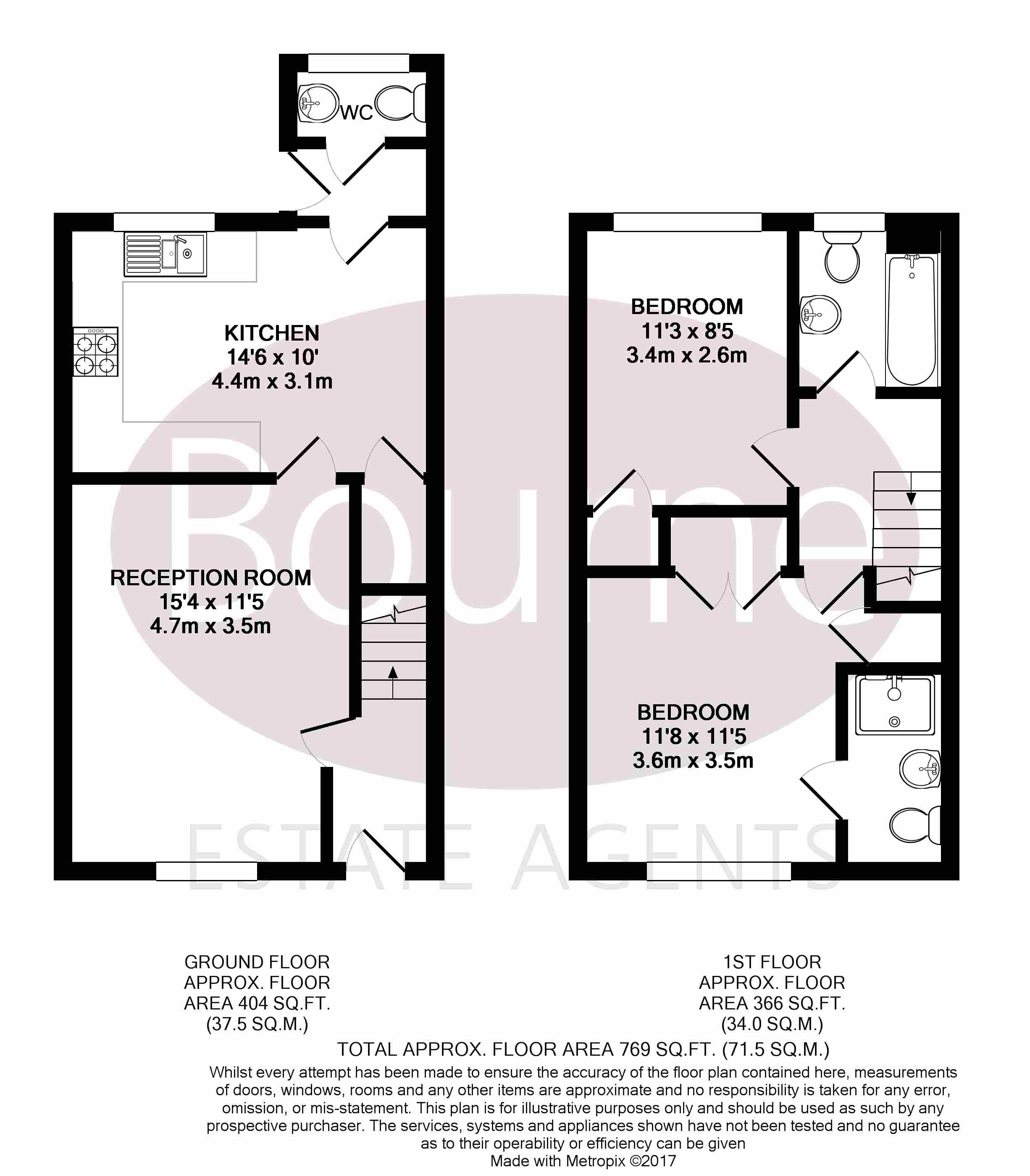 2 Bedrooms End terrace house for sale in Florence Way, Knaphill, Woking GU21