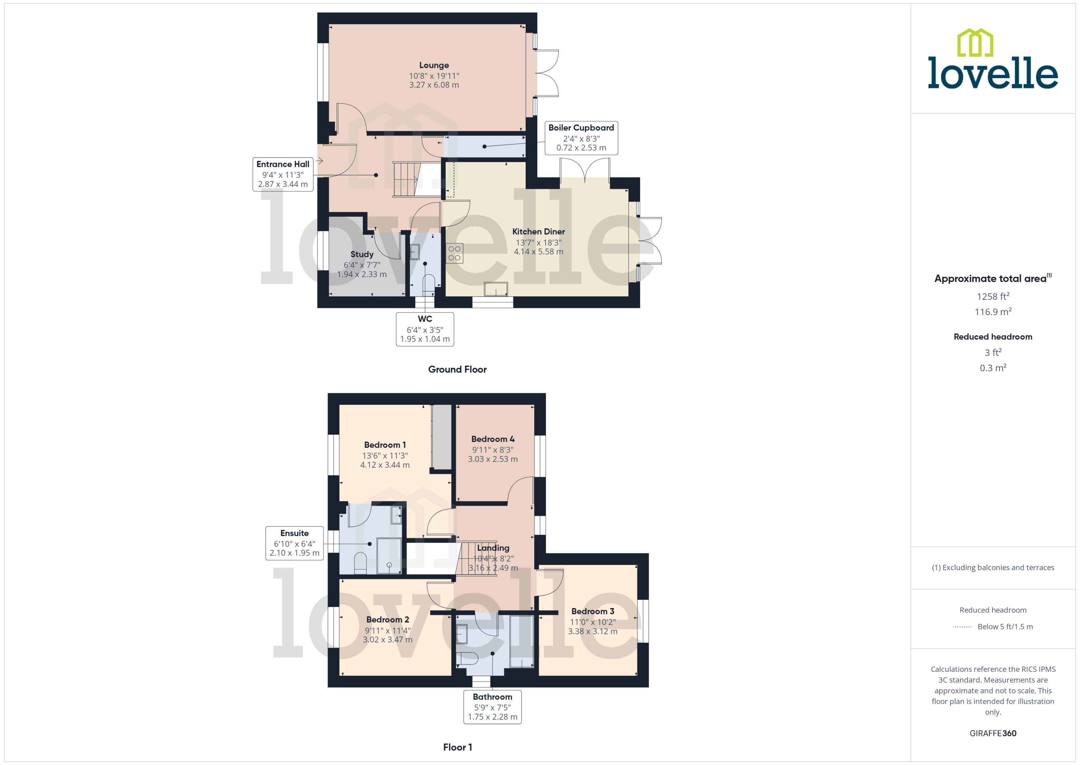 23, Southwold Road, Market Rasen floorplan