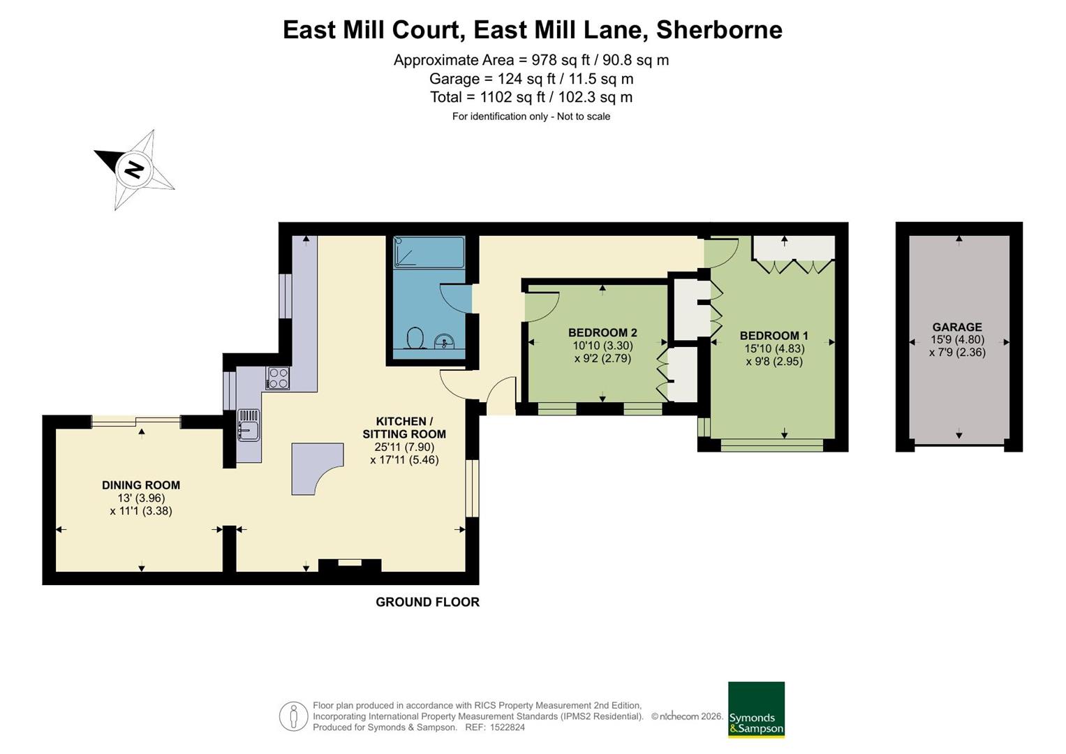 4 East Mill Court, East Mill Lane, Sherborne floorplan