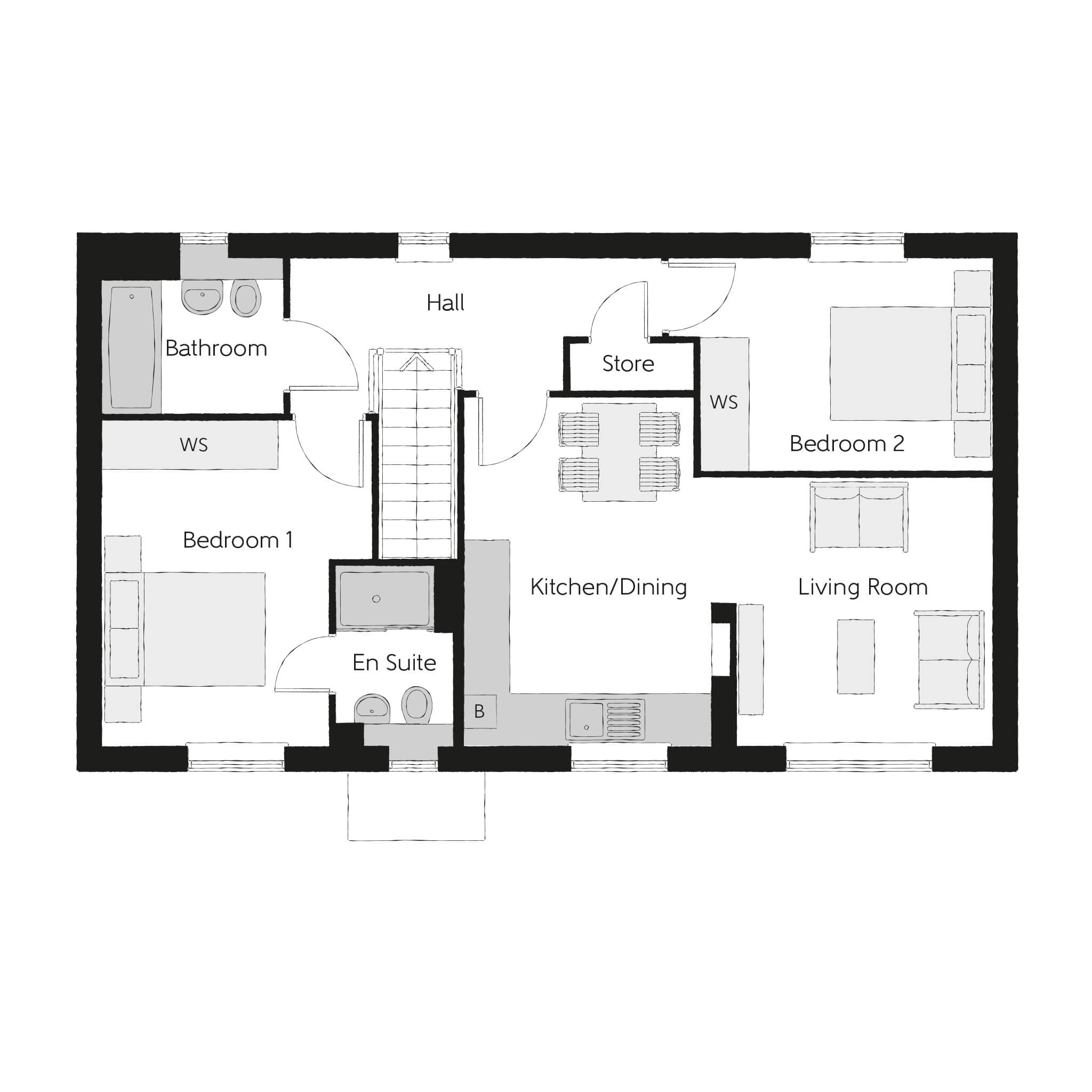 22, Clavering Walk, Cooden, Bexhill floorplan