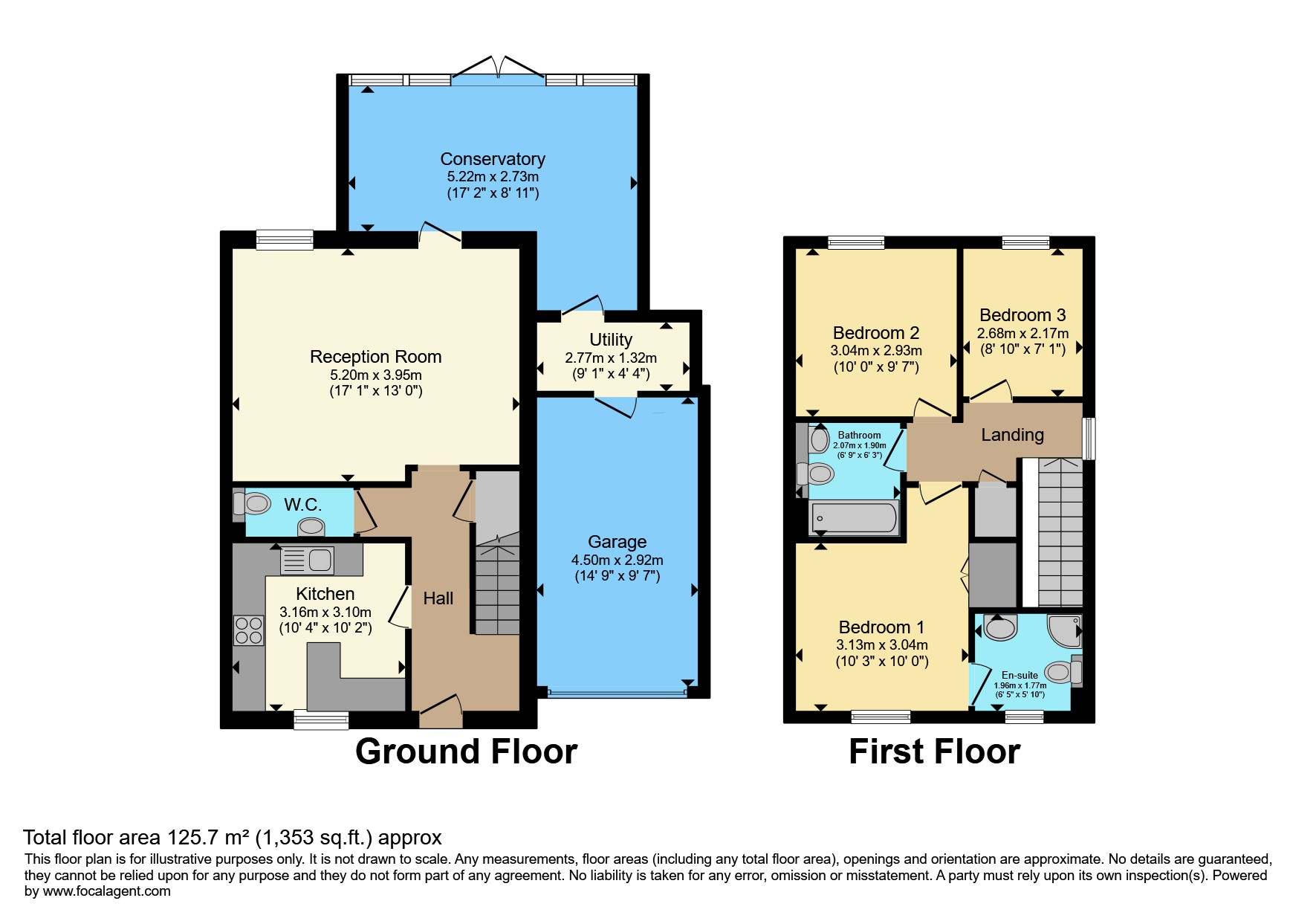 36, Ashes Road, Southend-on-sea floorplan