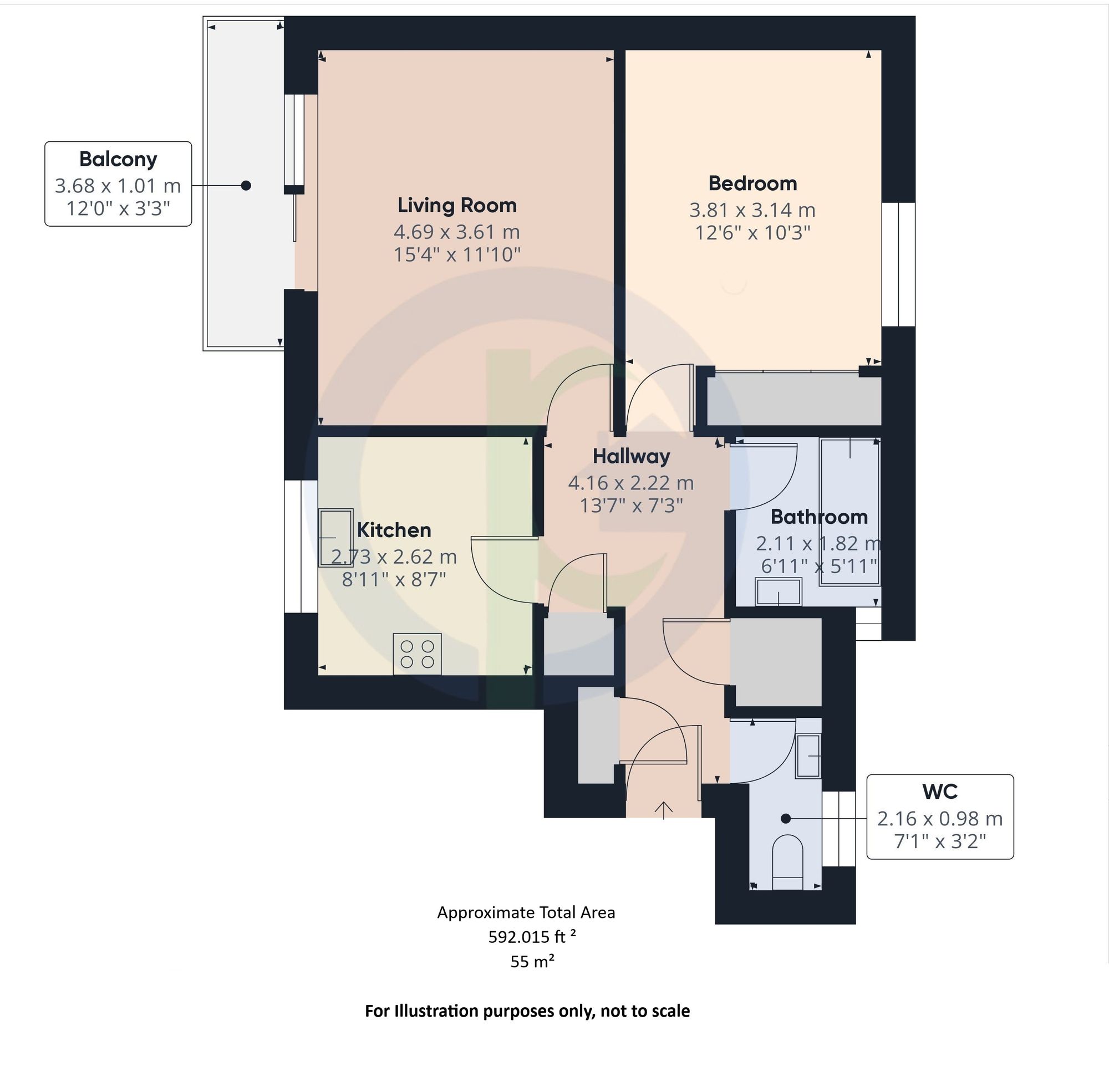 2 The Chequers West End Lane, Pinner floorplan