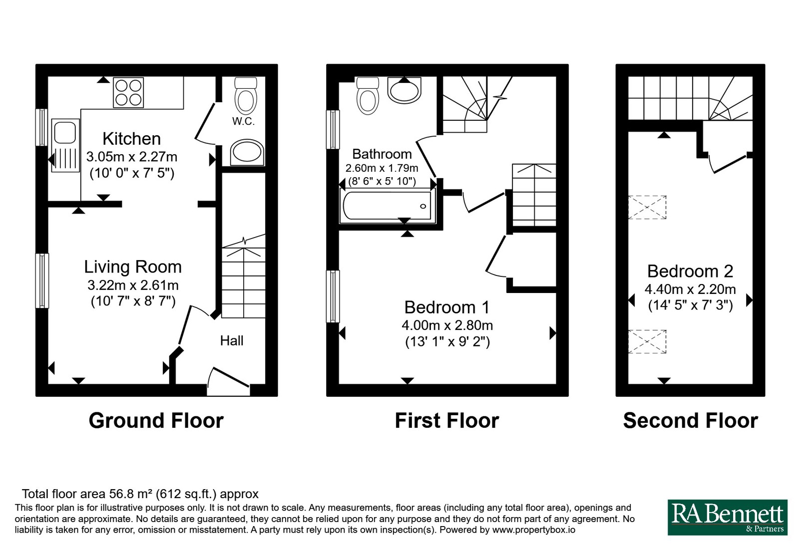 20, Wharrad Close, Alcester floorplan
