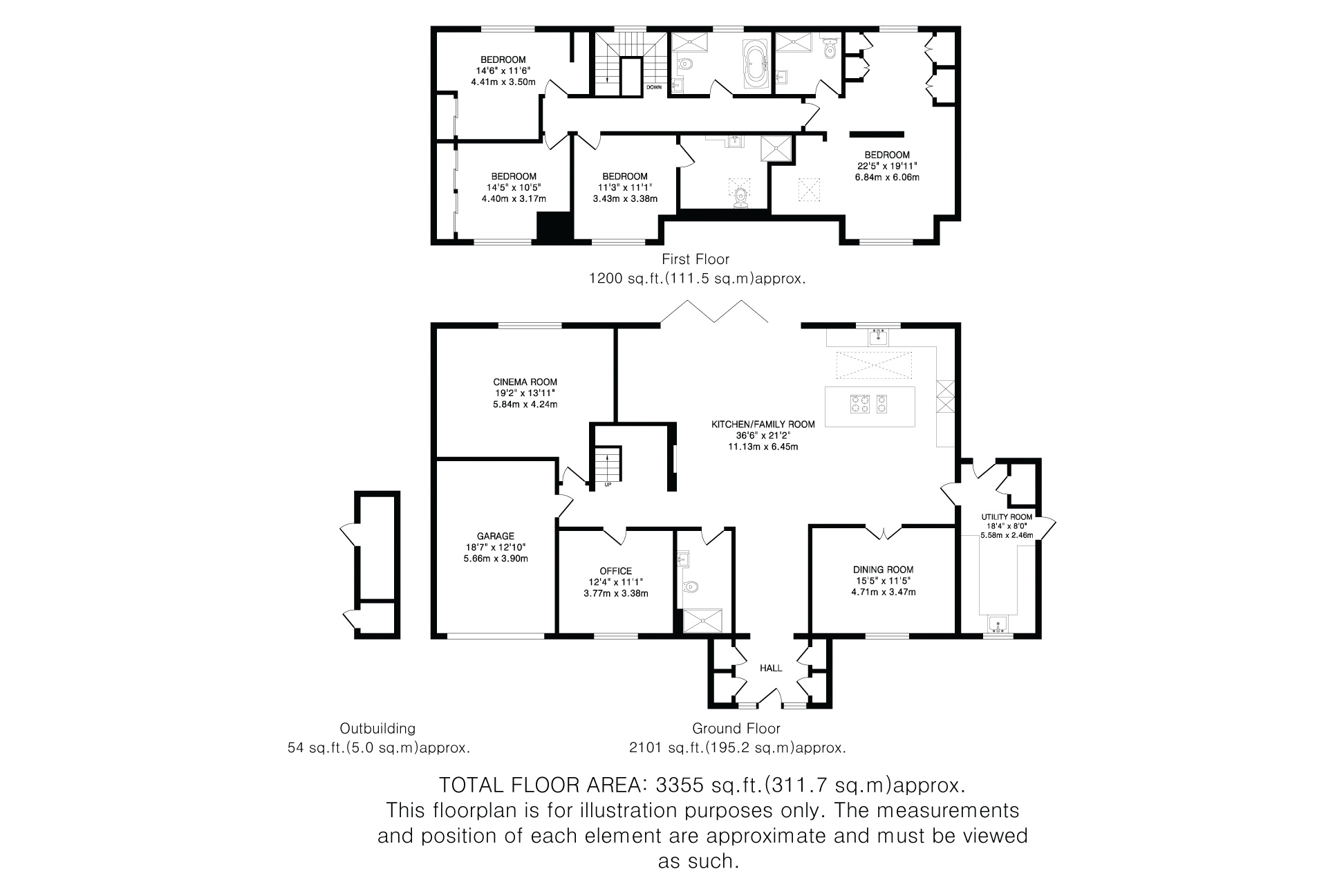 Hightrees, Church Lane, Broxbourne floorplan