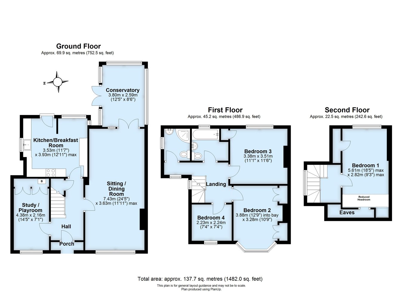 15, Grange Road, Orpington floorplan