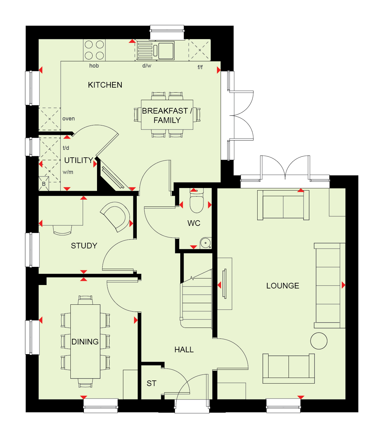 H885668, Ollerton Road, Edwinstowe, Mansfield floorplan